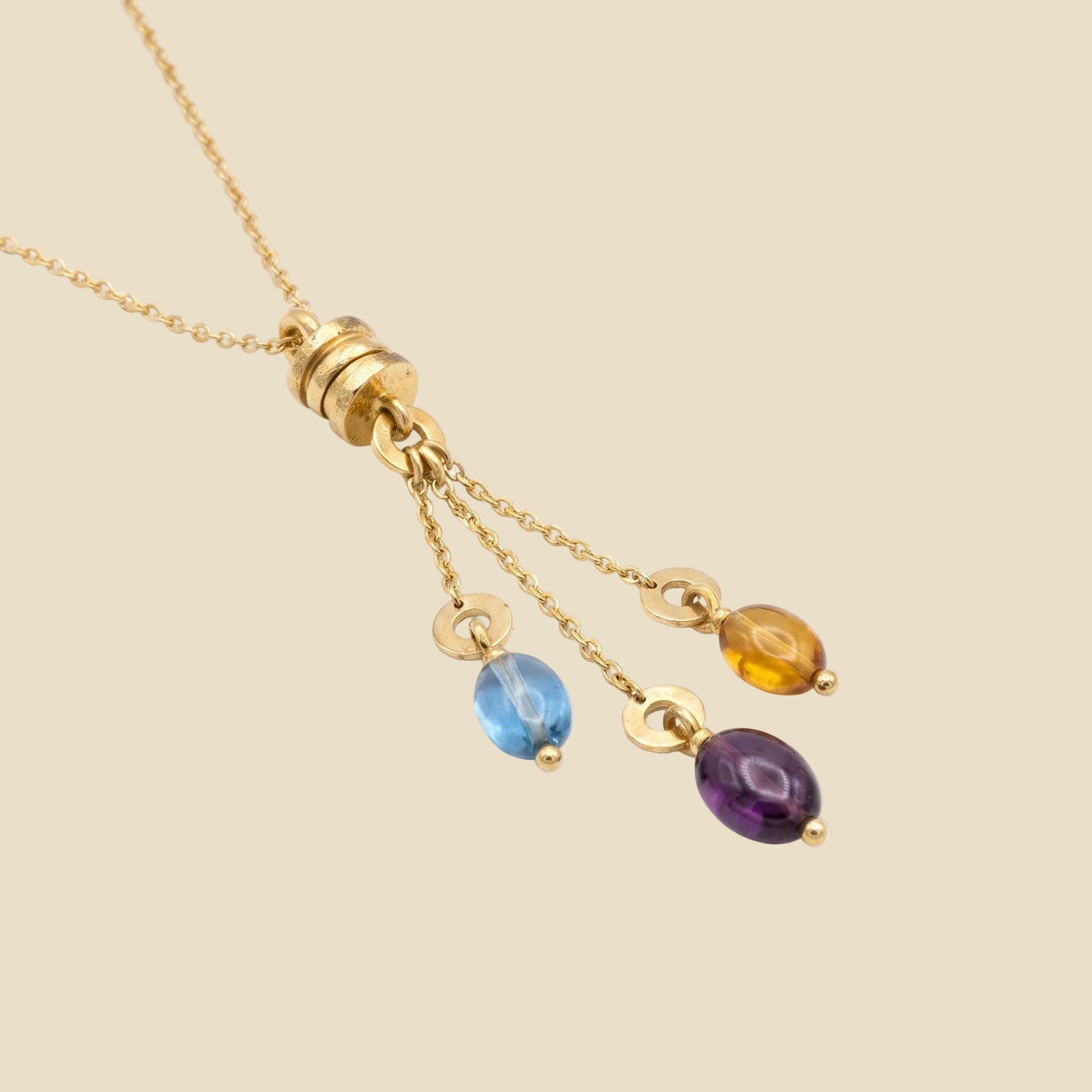 "Bulgari B Zero 1" 18K Gemstone Necklace