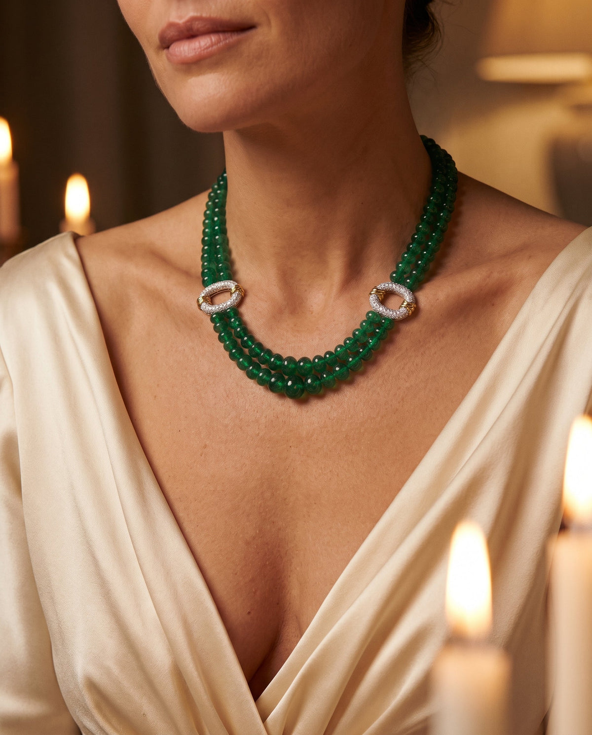 Tiffany-Schlumberger "Buckles" Necklace — shown worn