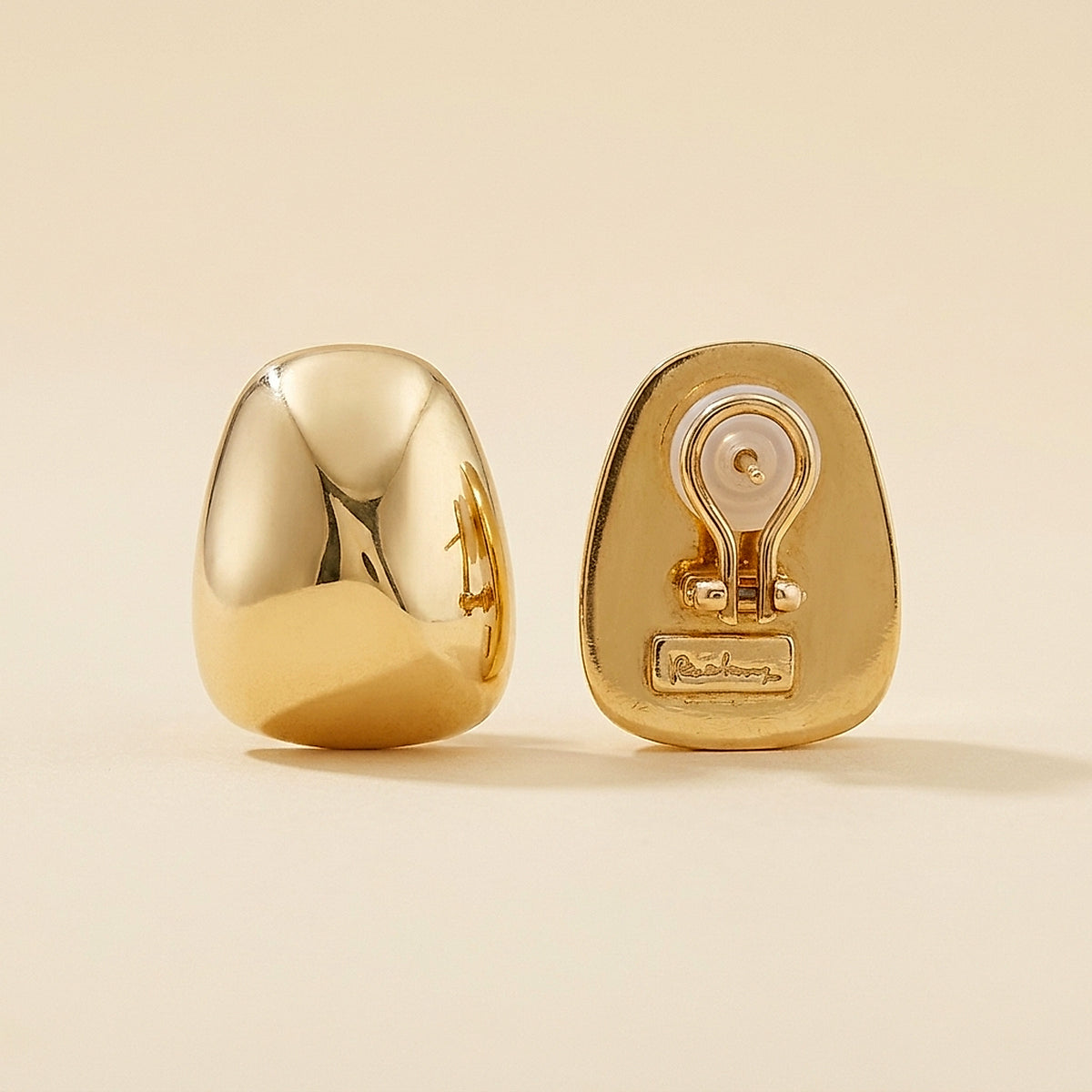 Peter Wong 14k Yellow Gold Earrings