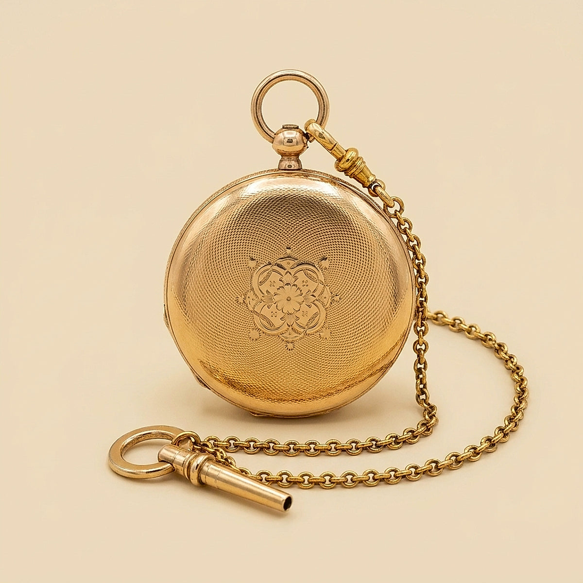 James Tissot 14k Key Wind Pocket Watch