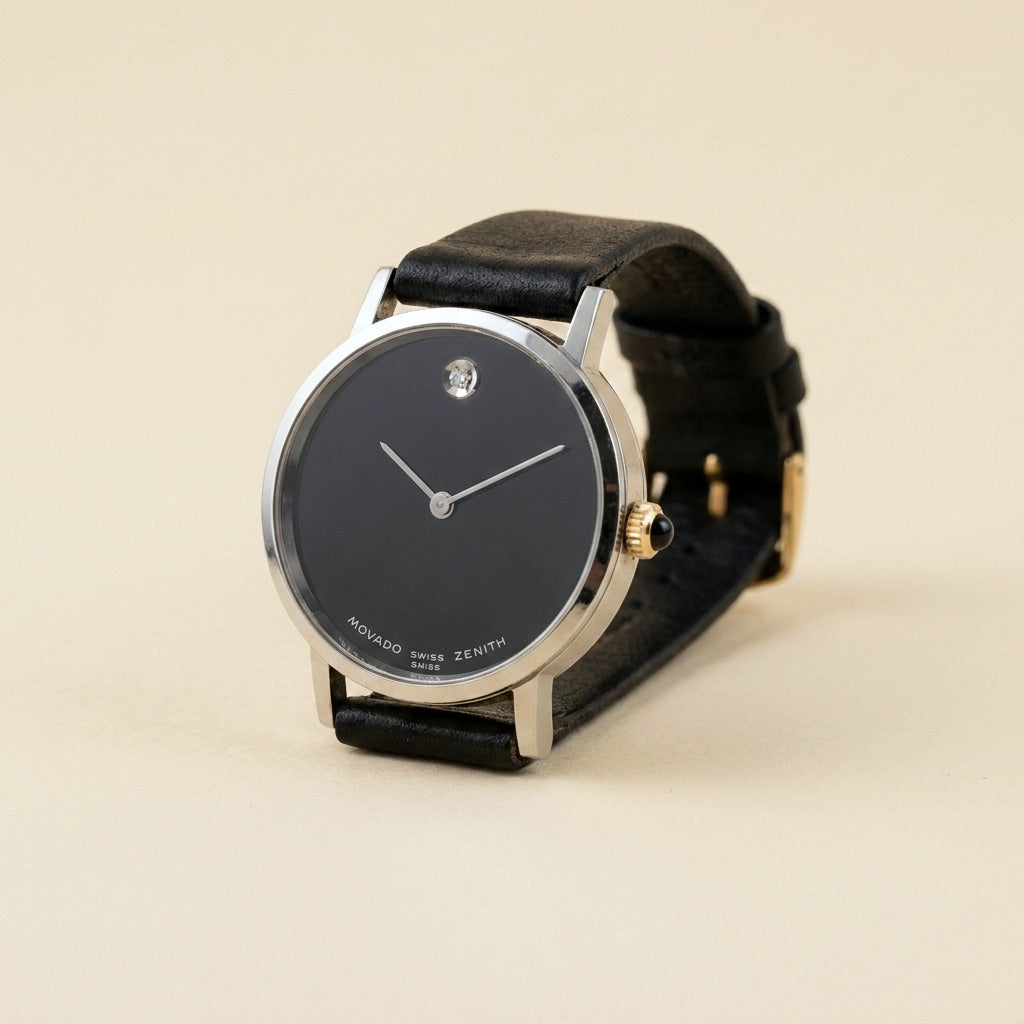 Movado Museum 14k White Gold Lady's Watch