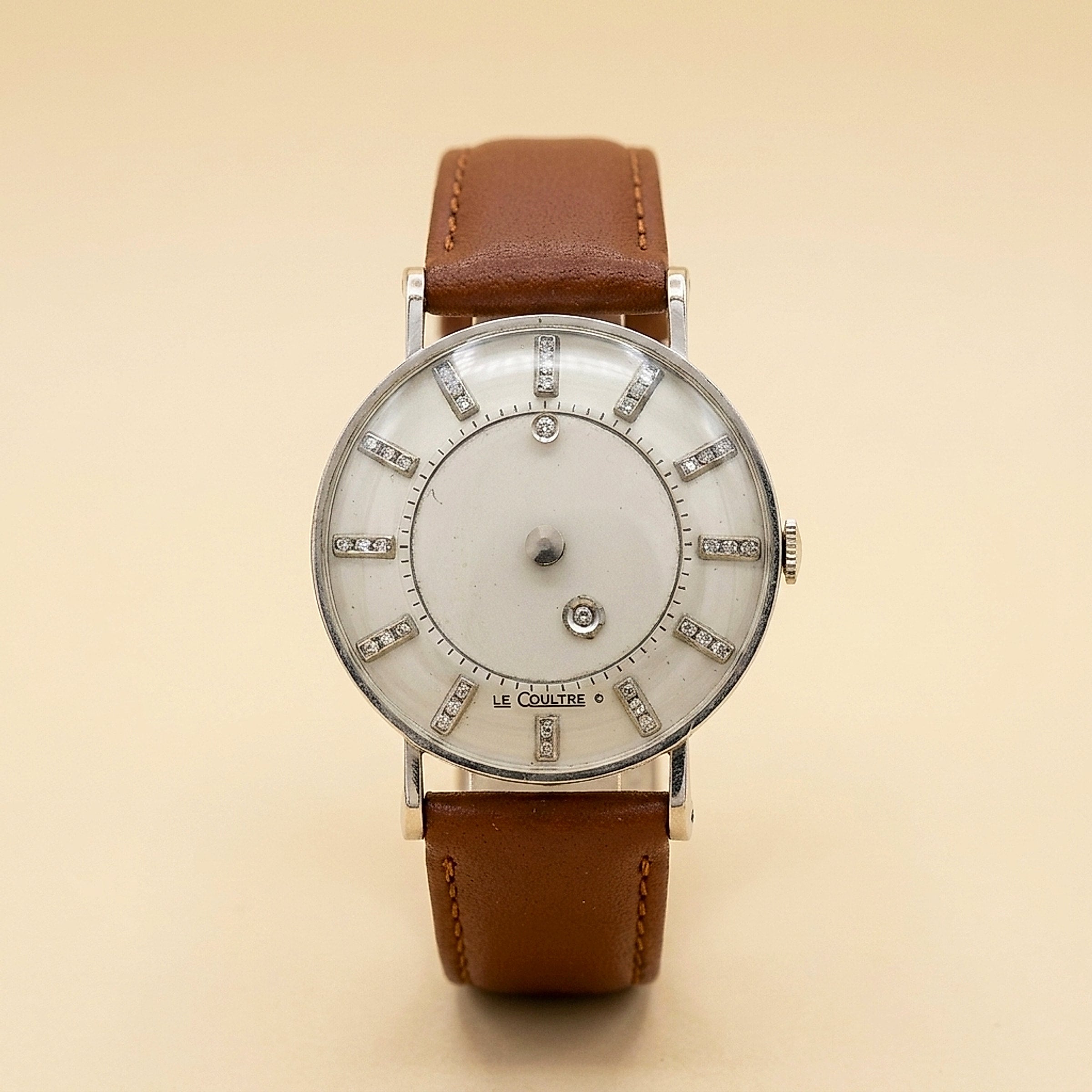 14K White Gold Le Coultre-Vacheron & Constantin Men's Wristwatch