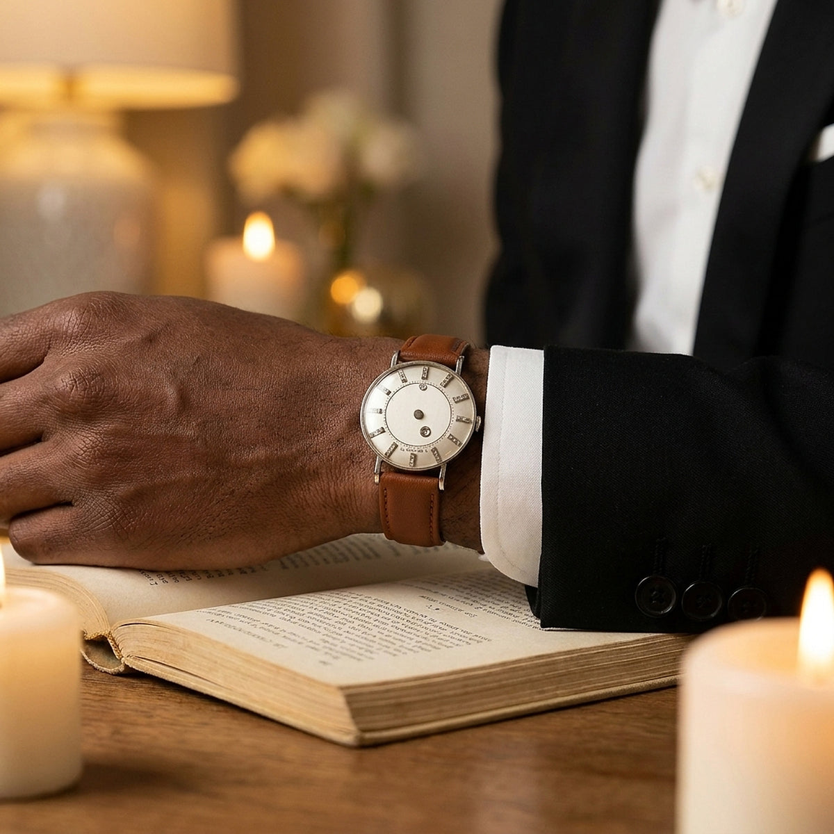 14K White Gold Le Coultre-Vacheron & Constantin Men's Wristwatch