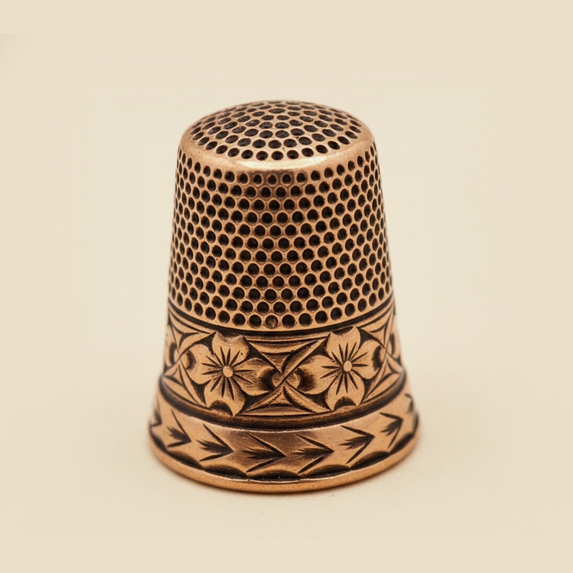 14k Yellow Gold Thimble