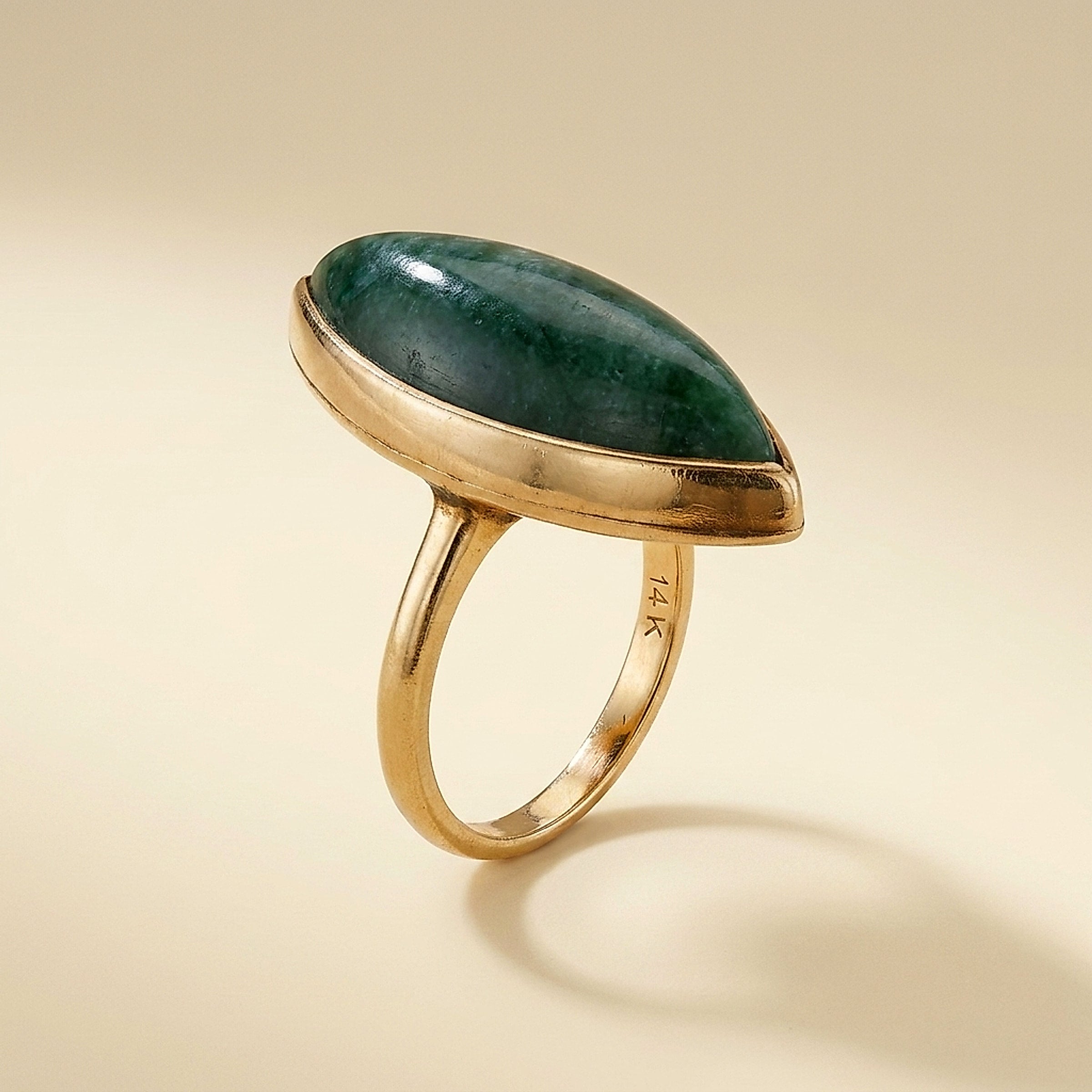 1950'S Nephrite Ring