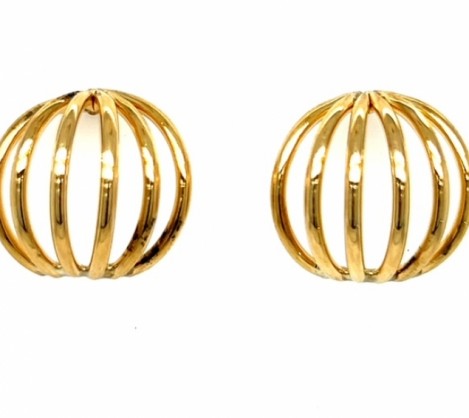 Yellow Gold Wire Earrings – Empire Diamond