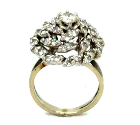 White Gold Diamond Pinwheel Ring – Empire Diamond