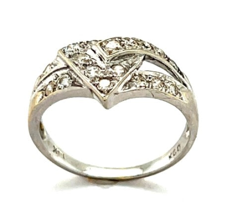 White Gold Diamond Cluster Ring – Empire Diamond – view 3