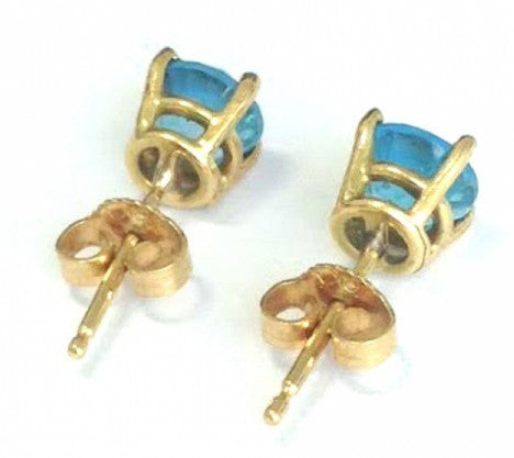 Synthetic Spinel Ear Studs – Empire Diamond – view 2
