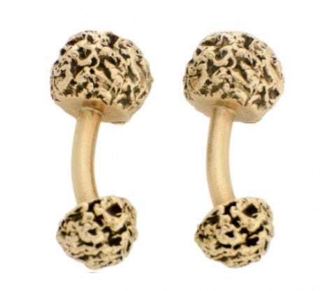 Tiffany 14K Nugget Cuff Links – Empire Diamond