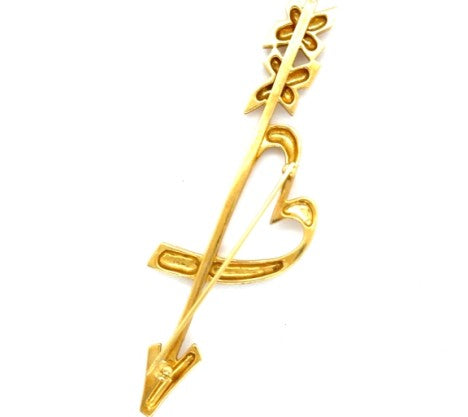 Tiffany 18K Paloma Picasso Loving Heart Pin – Empire Diamond – view 2