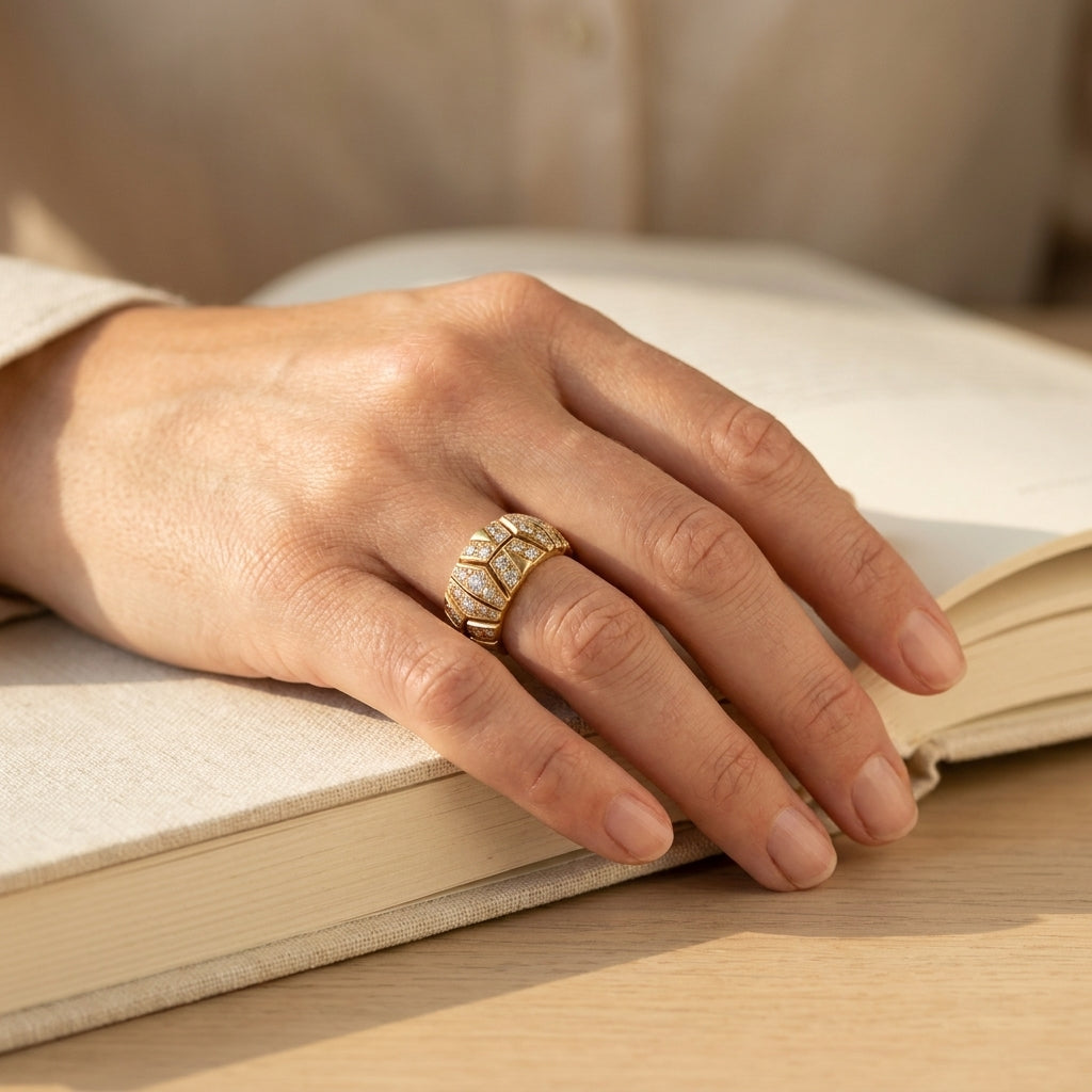 Cartier 18k Rivoli Band/Ring - editorial