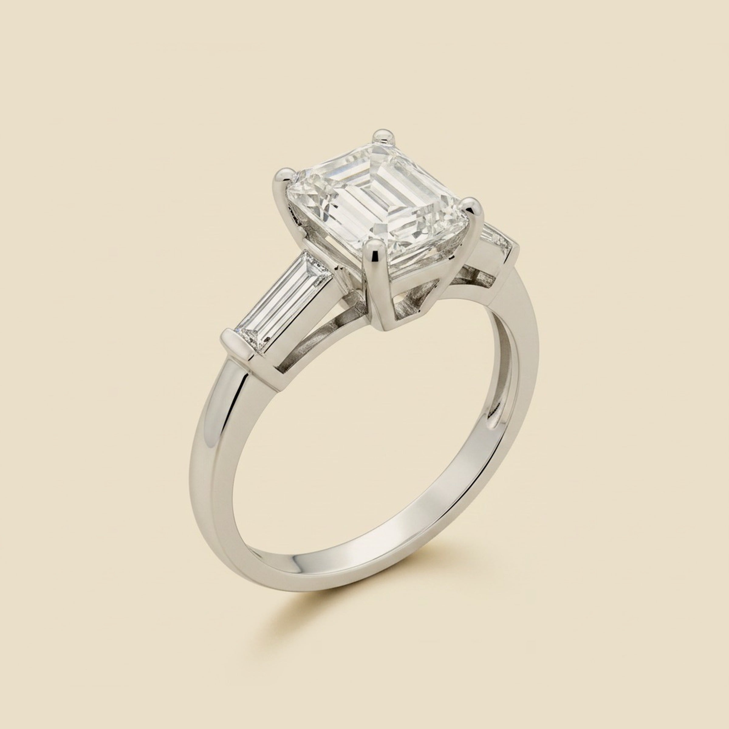 Emerald Cut Diamond 2.01cts.