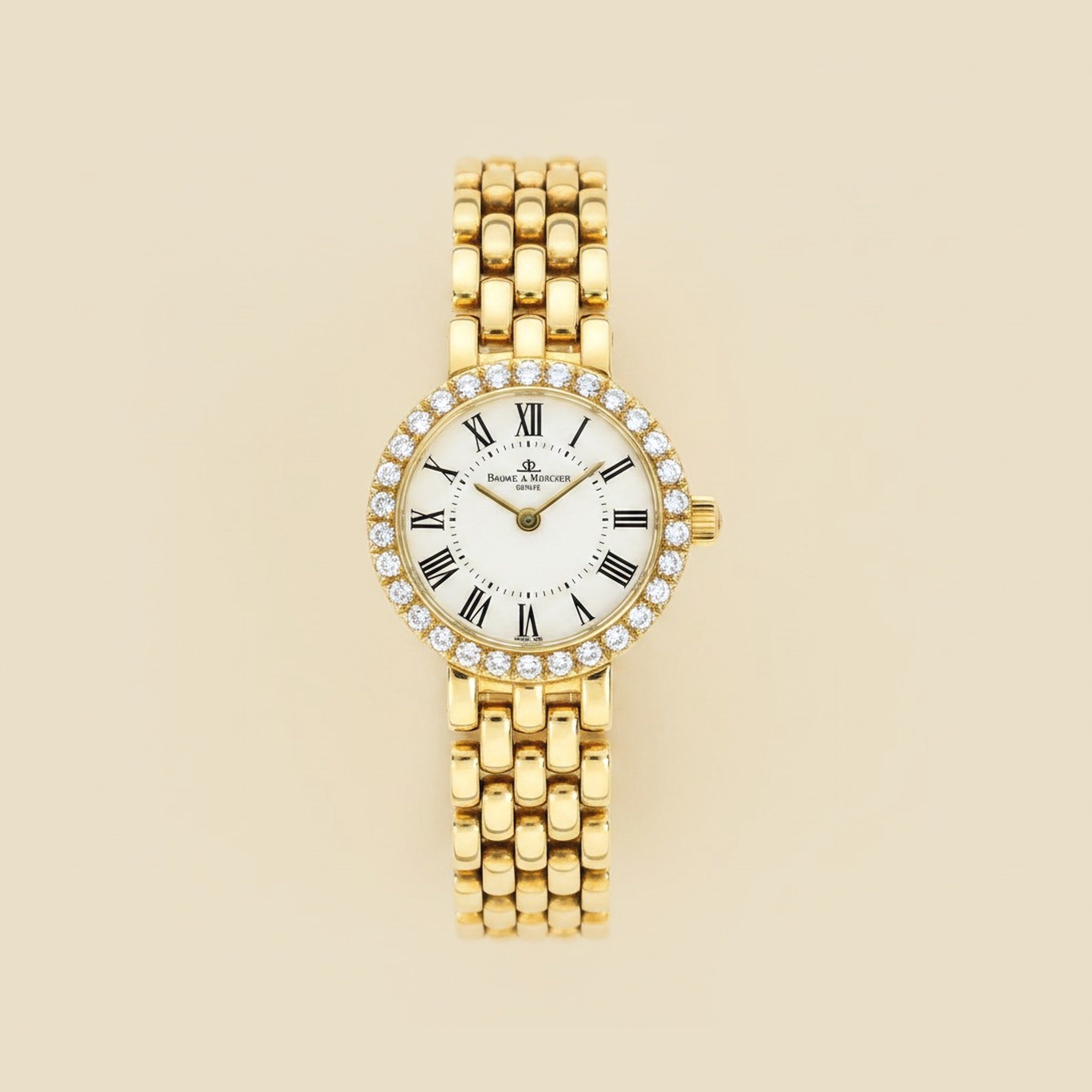 Baume & Mercier Geneve Yellow Gold Lady's Quartz Watch