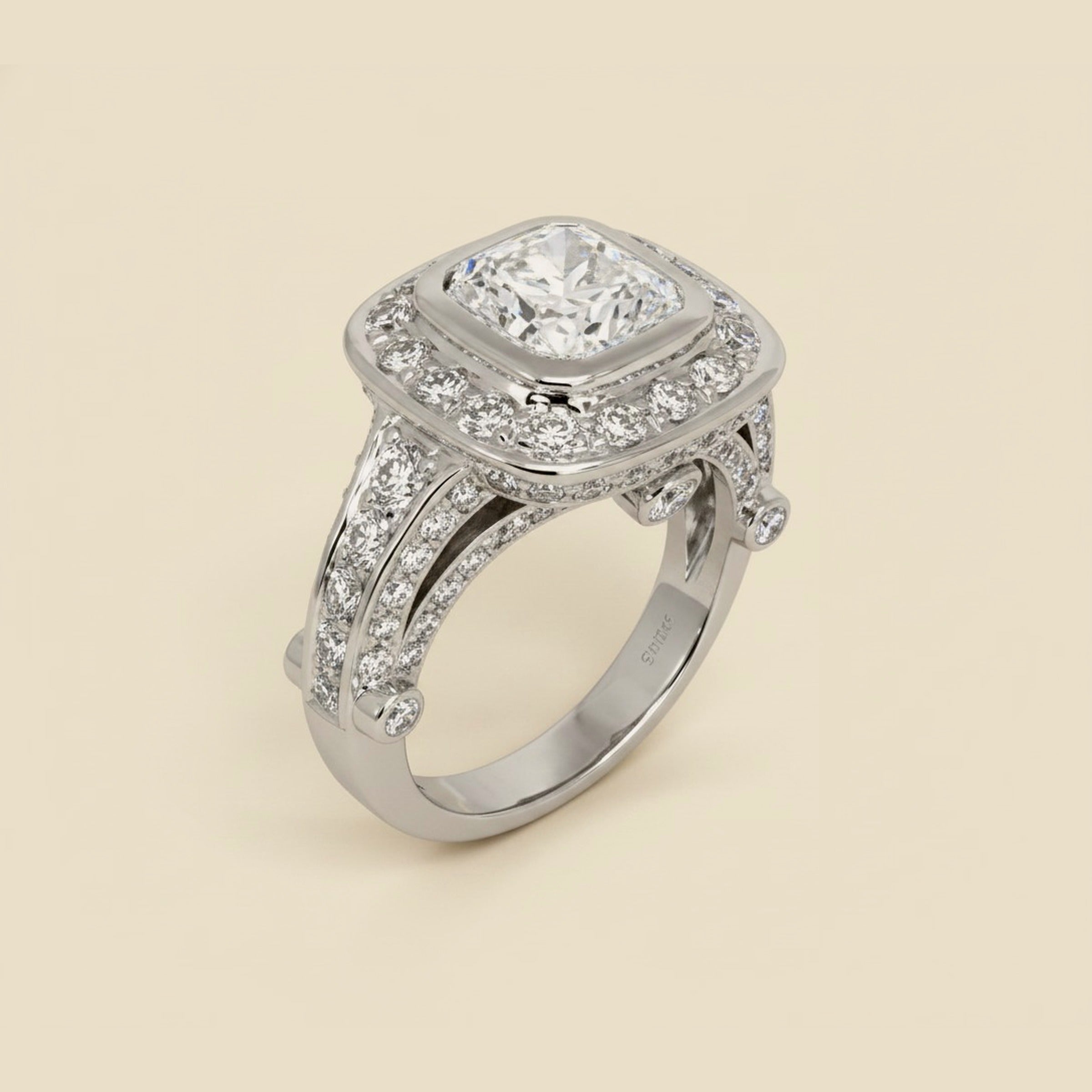 Radiant in Custom Platinum Mounting 2.04cts.