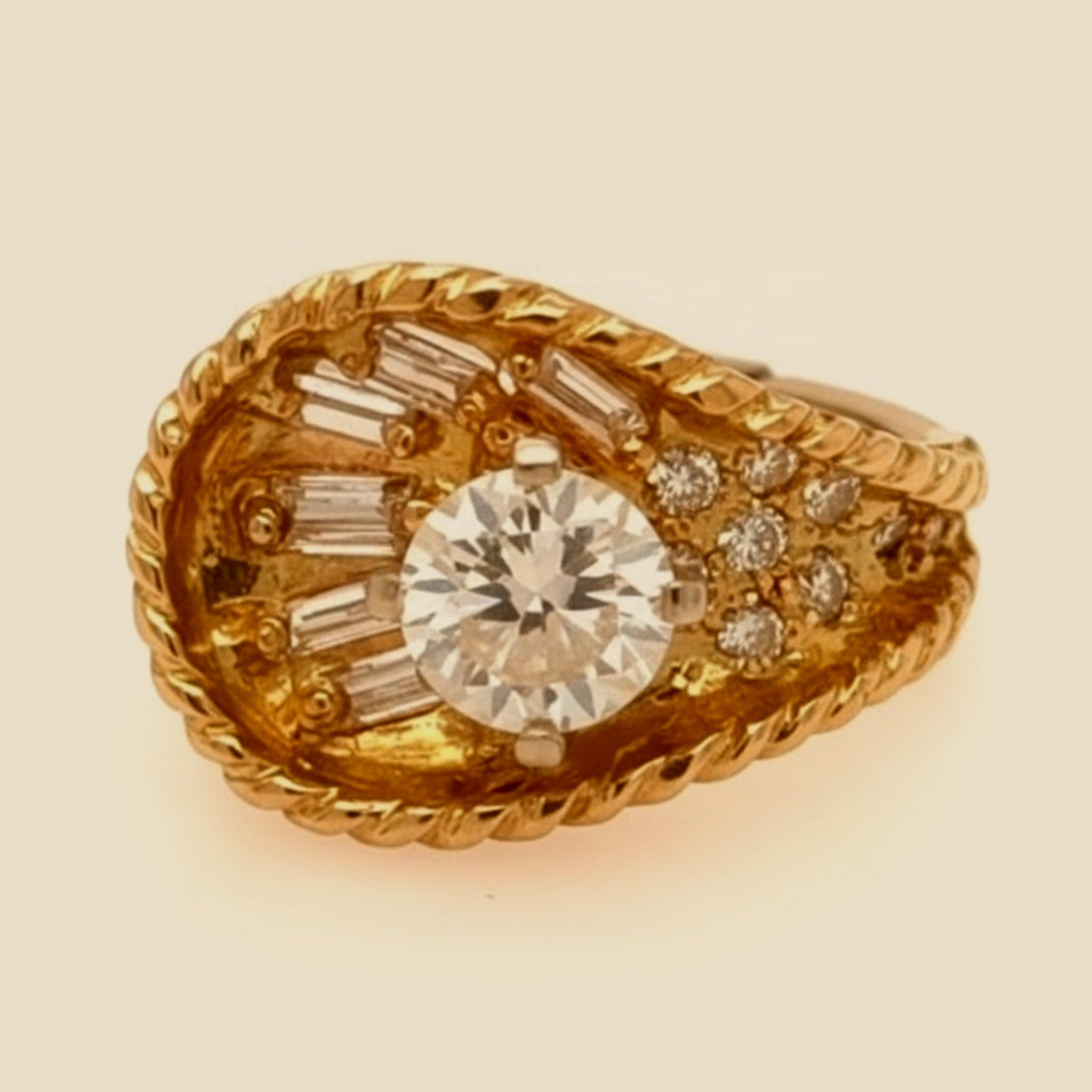 Diamond cocktail Ring