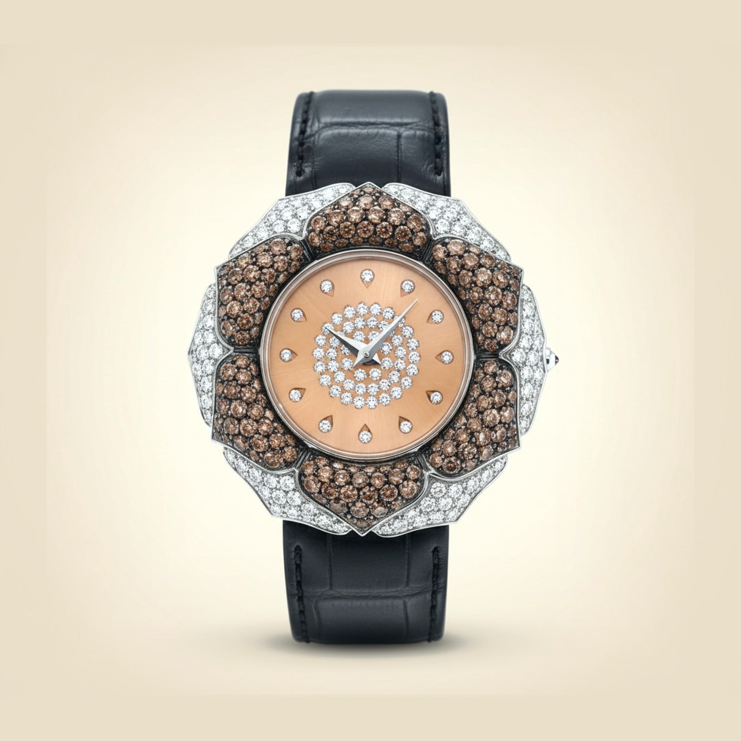 Tinelli Brown & White Diamond Watch