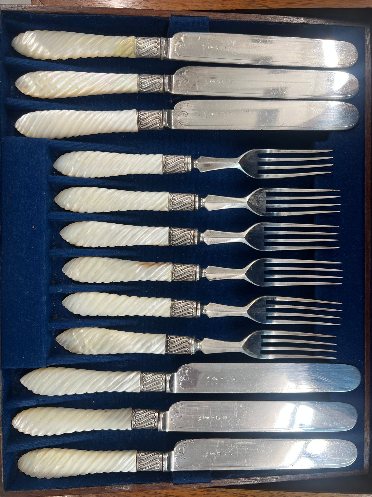 Martin Hall & Co. Silver Plate Dessert Set