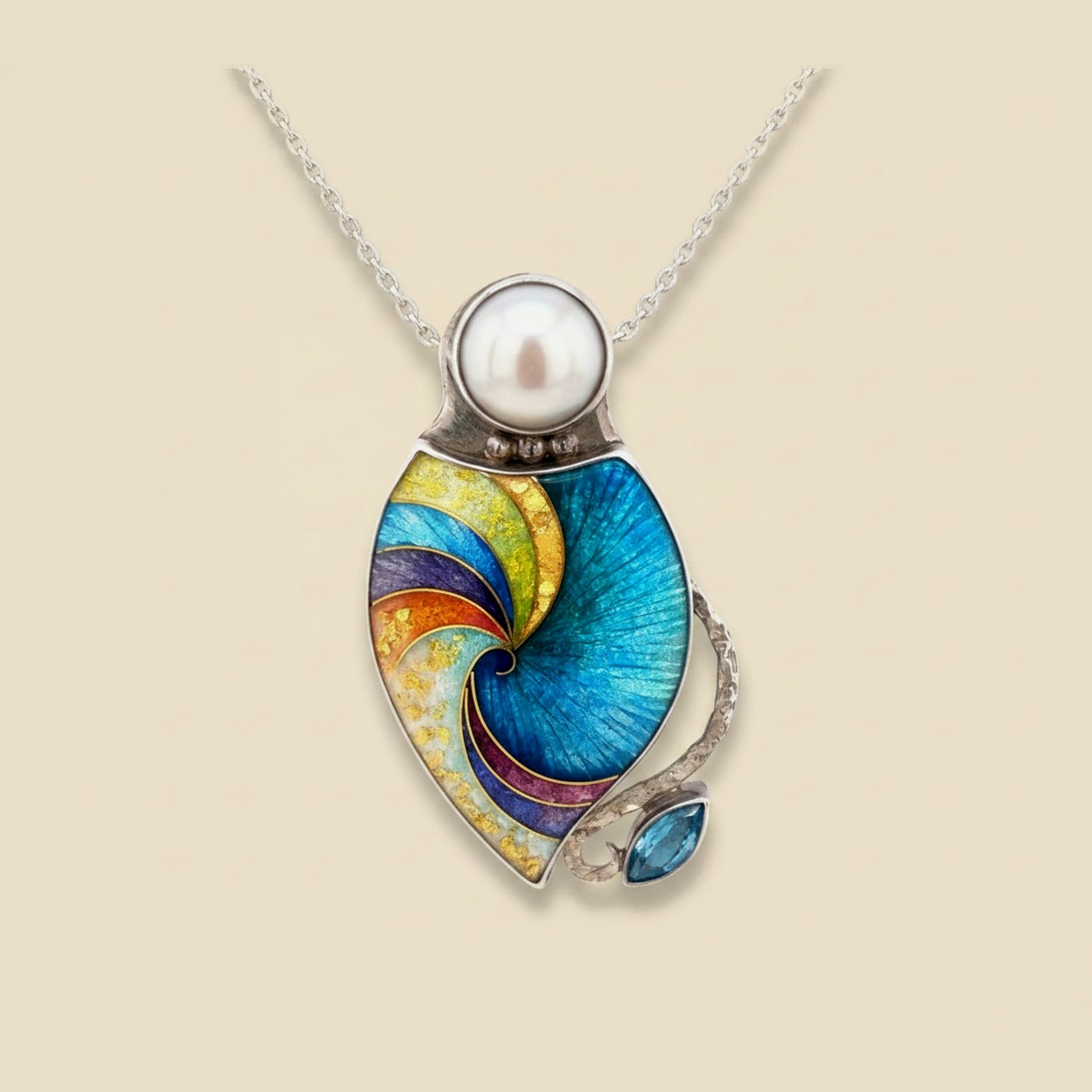 Alexa & Peter Smarsh "Ocean Wave" Pin