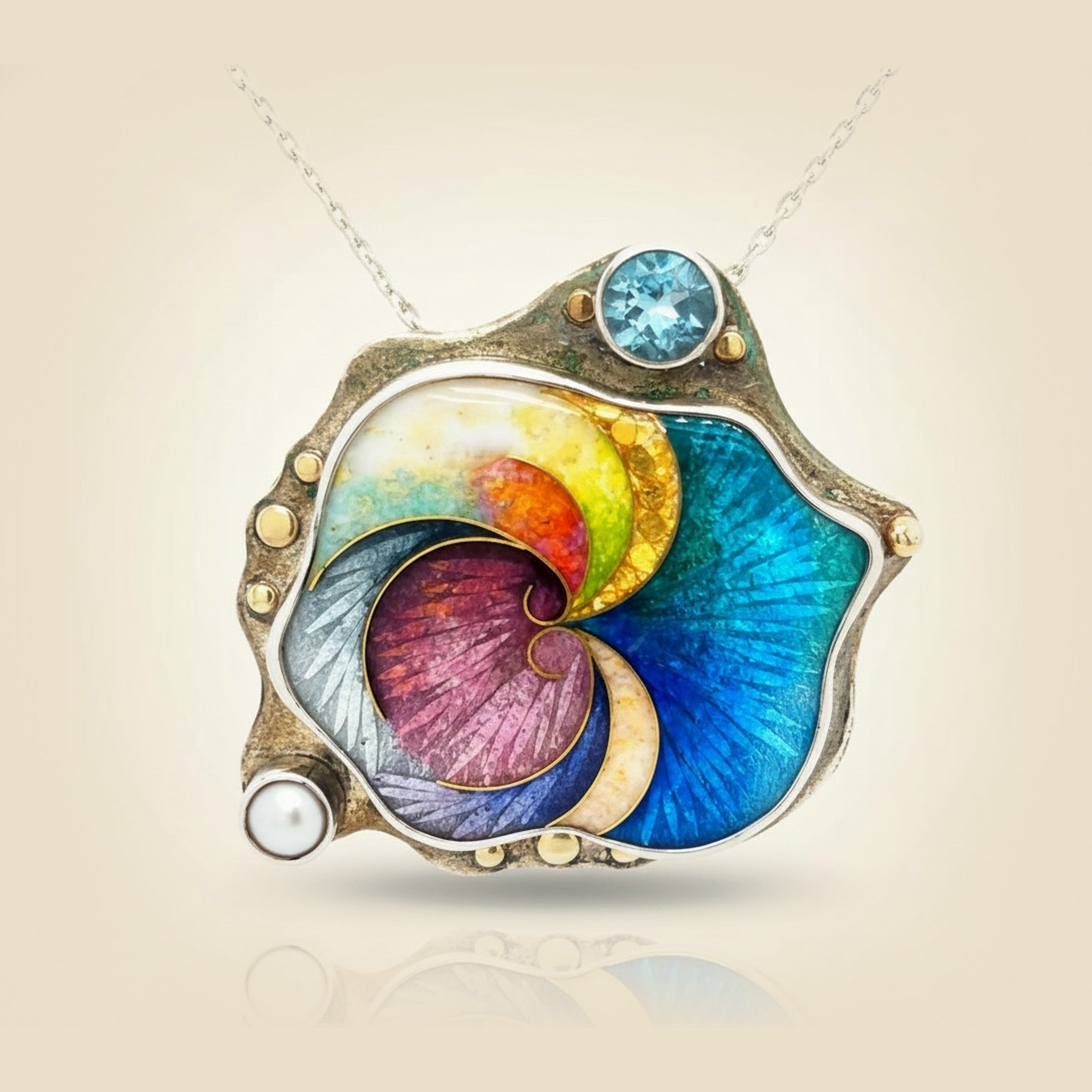 Alexa & Peter Smarsh "Ocean Wave" Pin