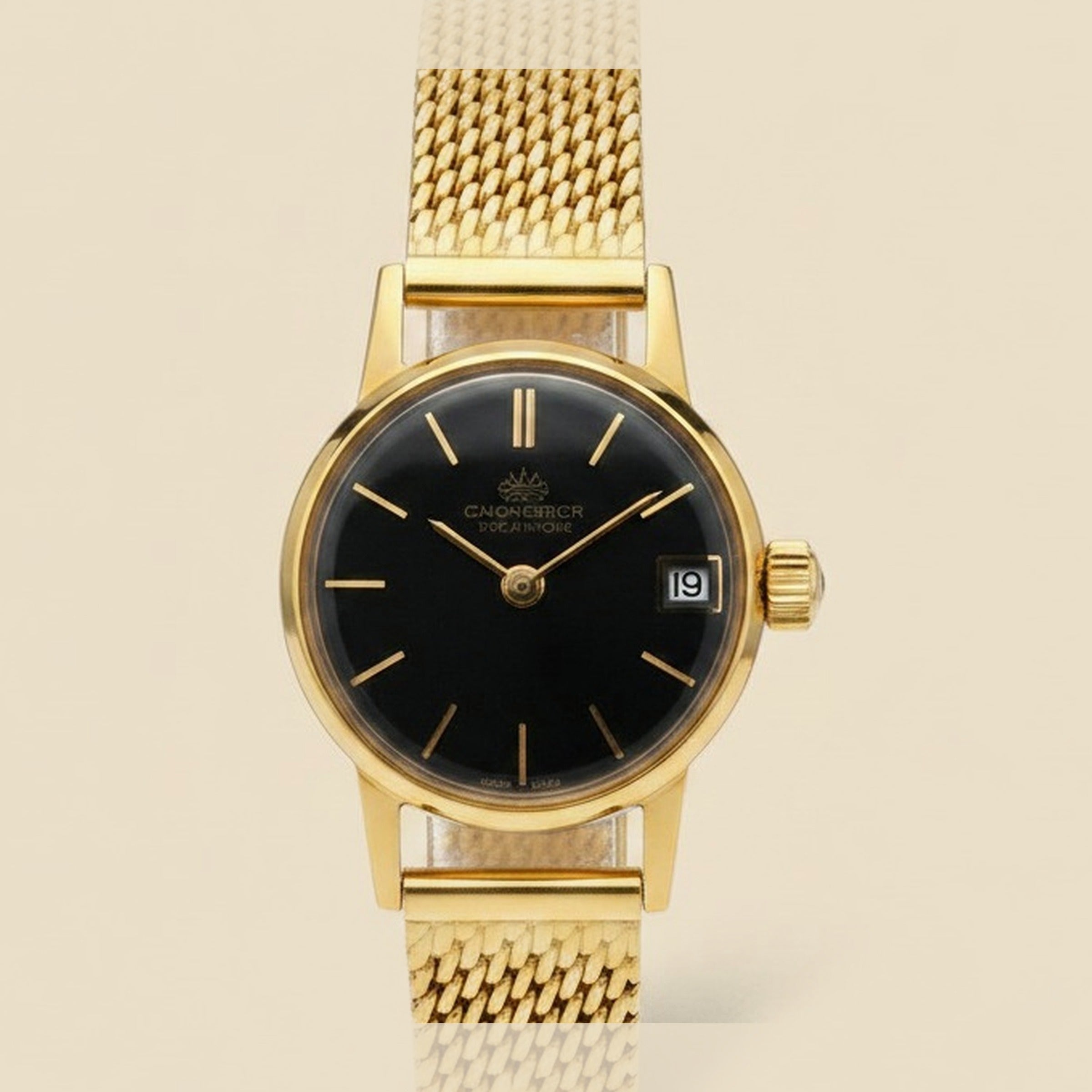 Bucherer Yellow Gold Automatic Wrist Watch – Empire Diamond – view 2
