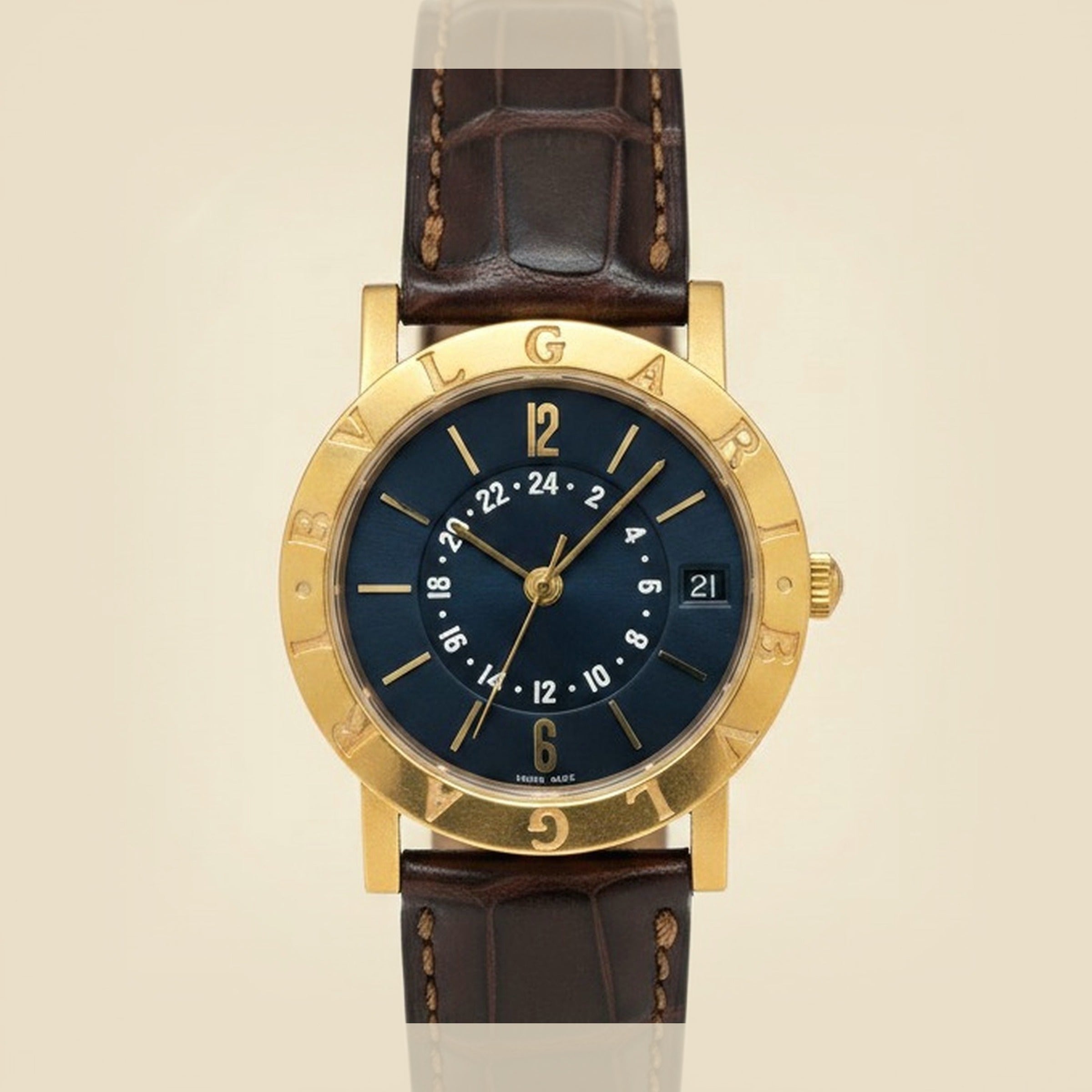 Bulgari Unisex Yellow Gold Watch – Empire Diamond – view 2