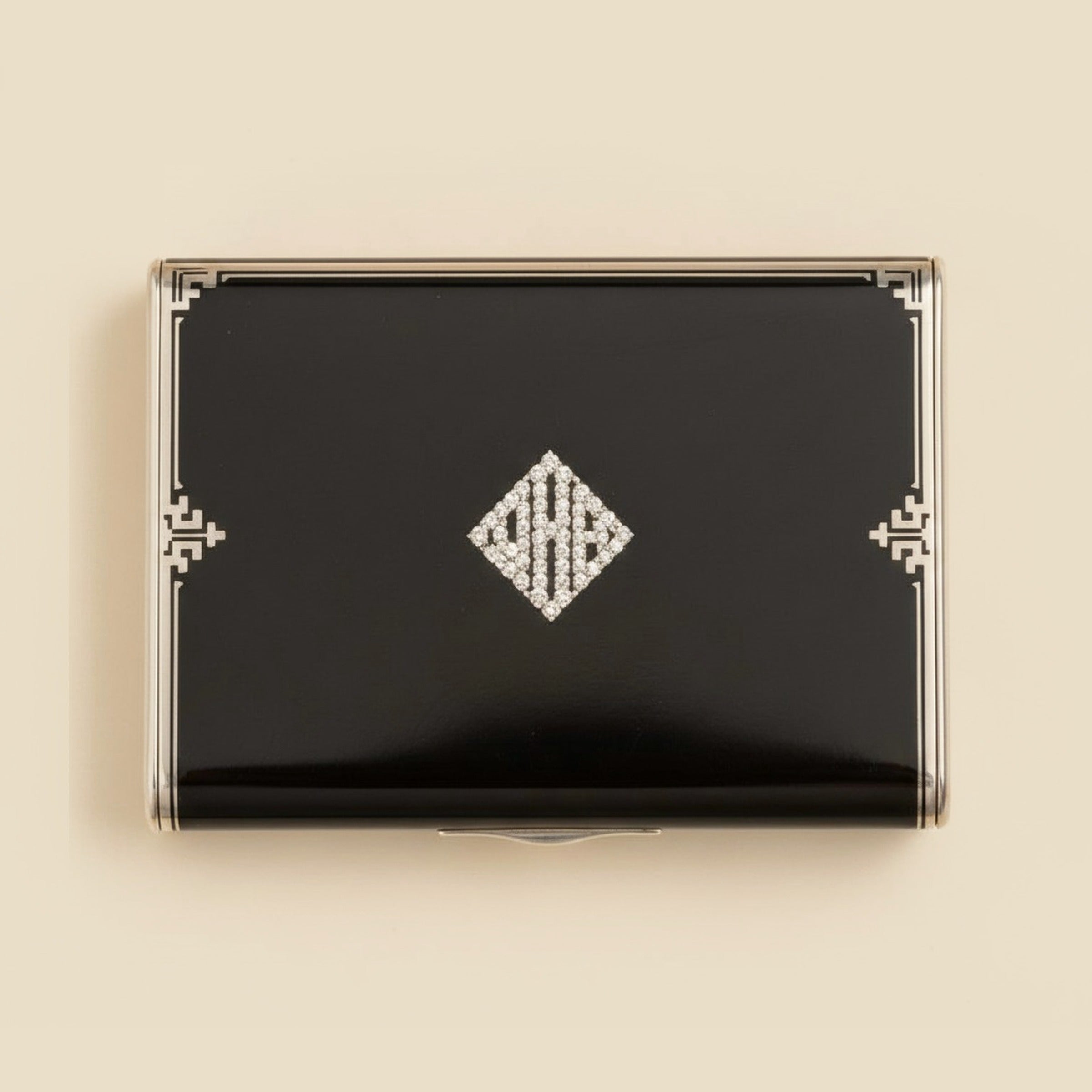 Cartier Art Deco Enamel Box