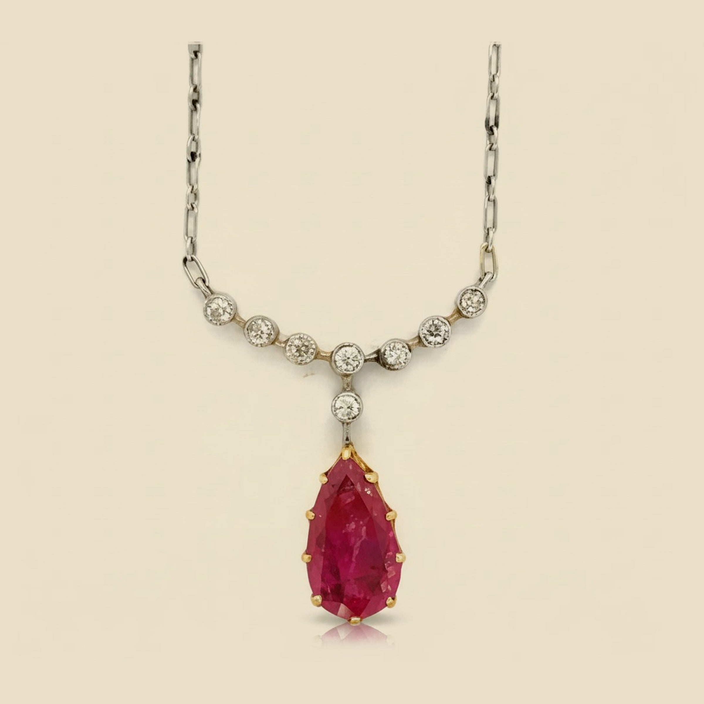 Diamond and Ruby Pendant – Empire Diamond