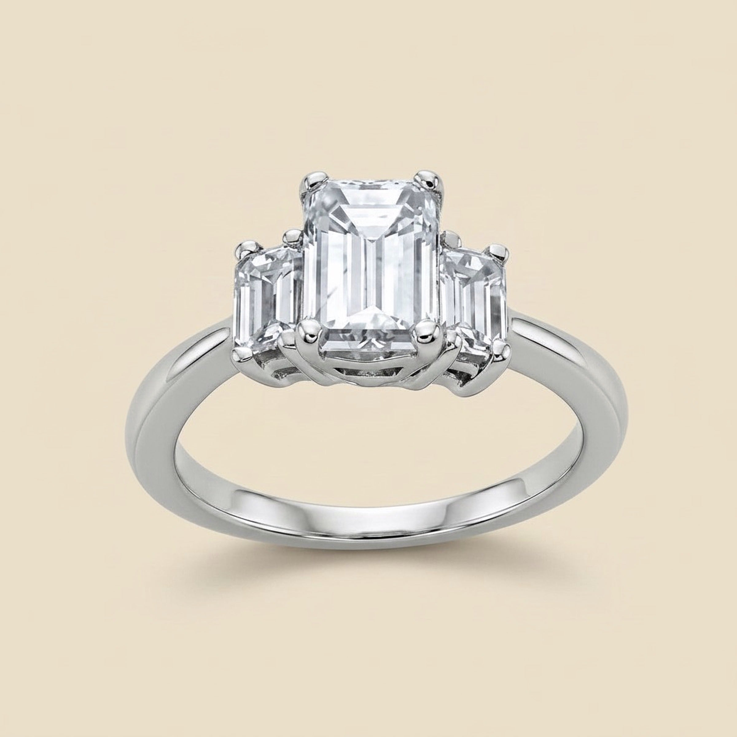 Emerald Cut Diamond 1.02cts.