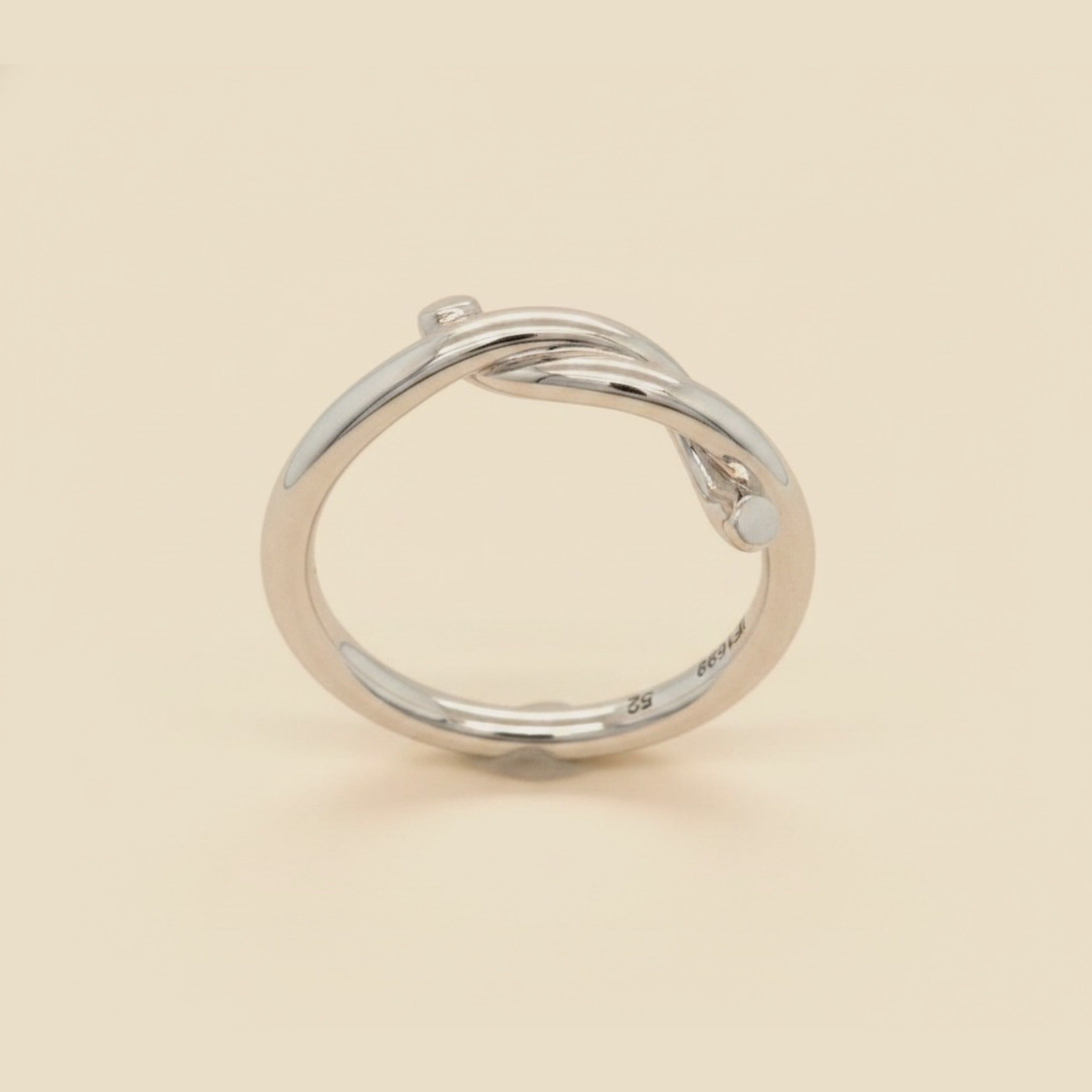 Estate Cartier Entre Lace 18k White Gold Ring