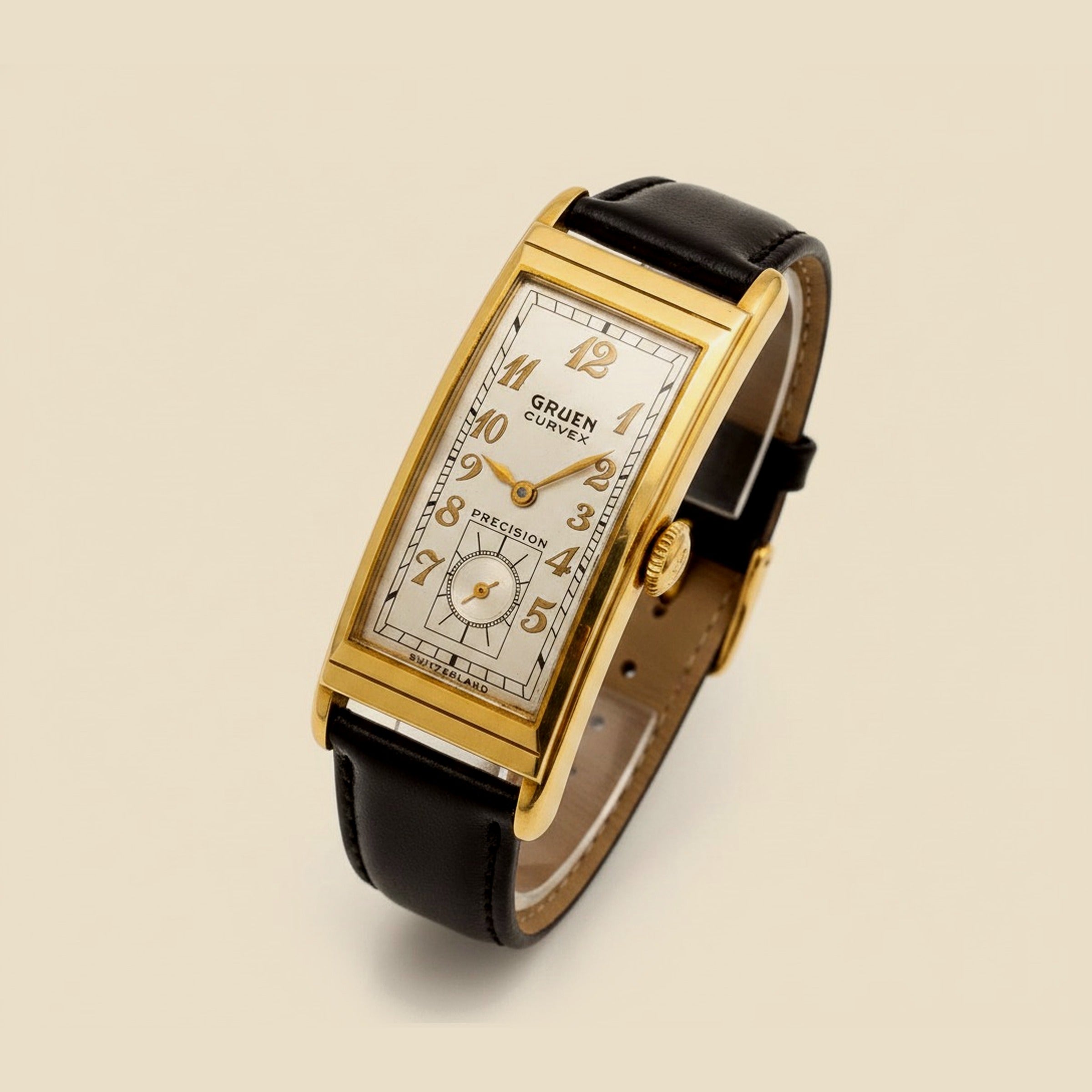 Gruen Swiss Curvex Mechanical Watch