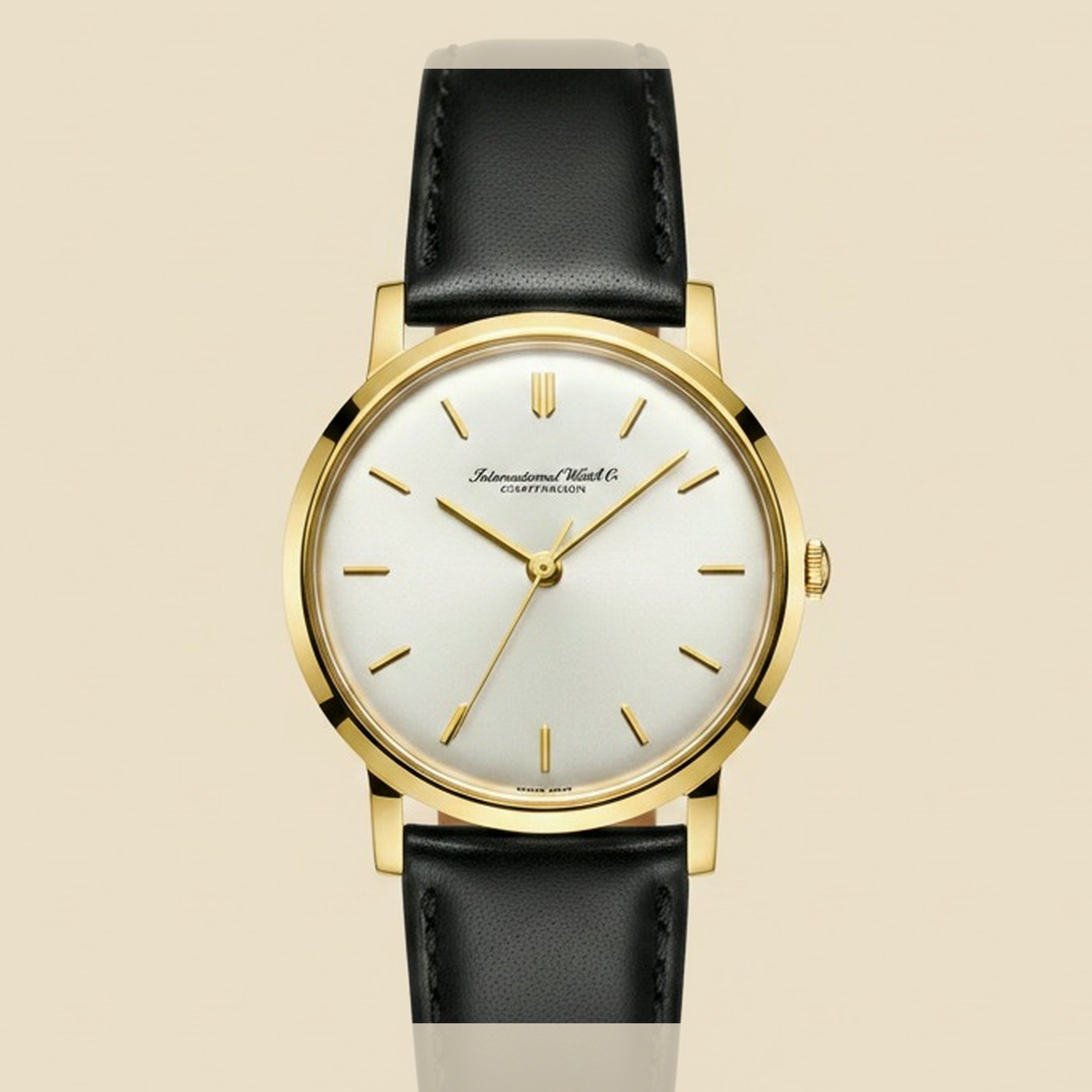 International Watch Co. Gents Yellow Gold Wrist Watch – Empire Diamond – view 2