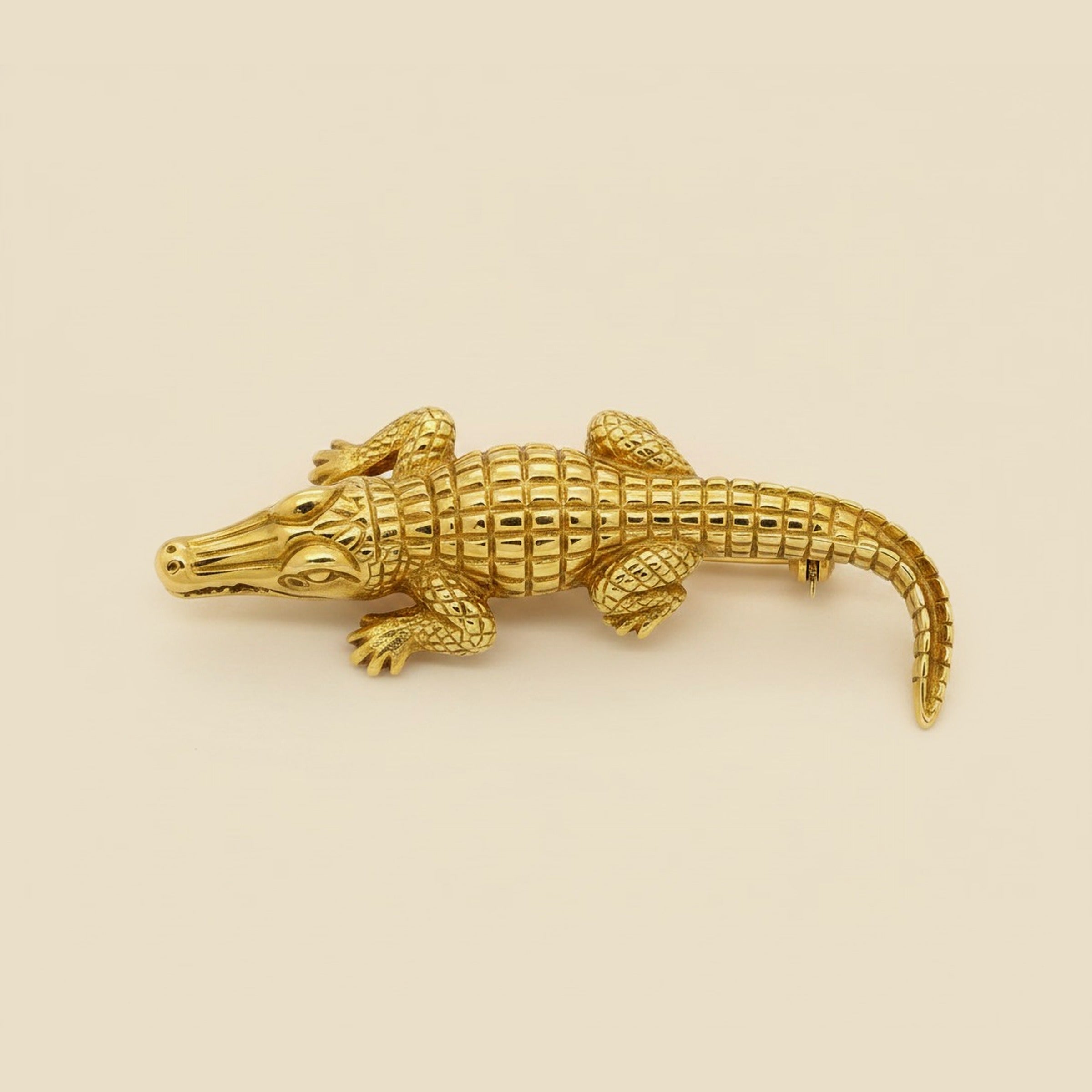 Kieselstein Cord 18k Alligator Pin