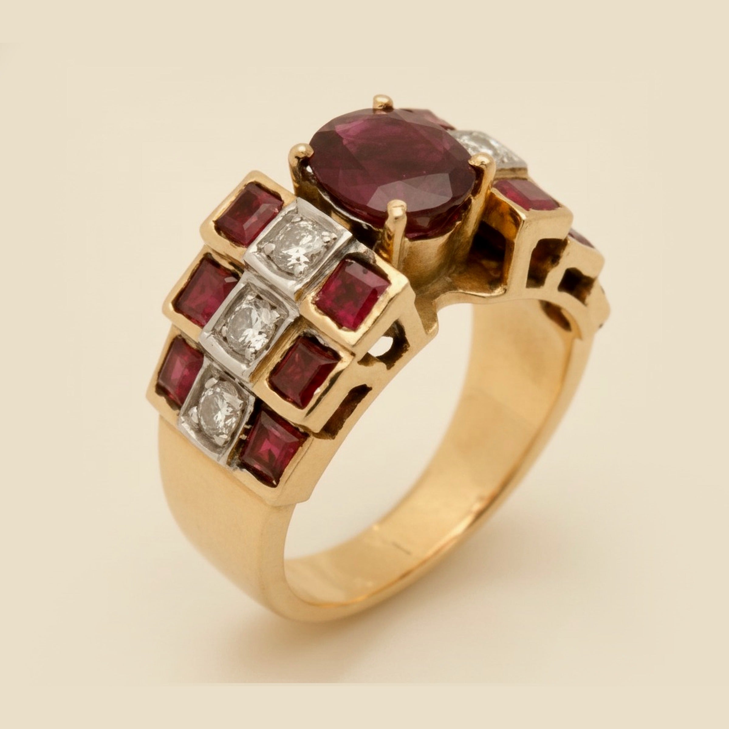 Natural Ruby and Diamond Ring – Empire Diamond