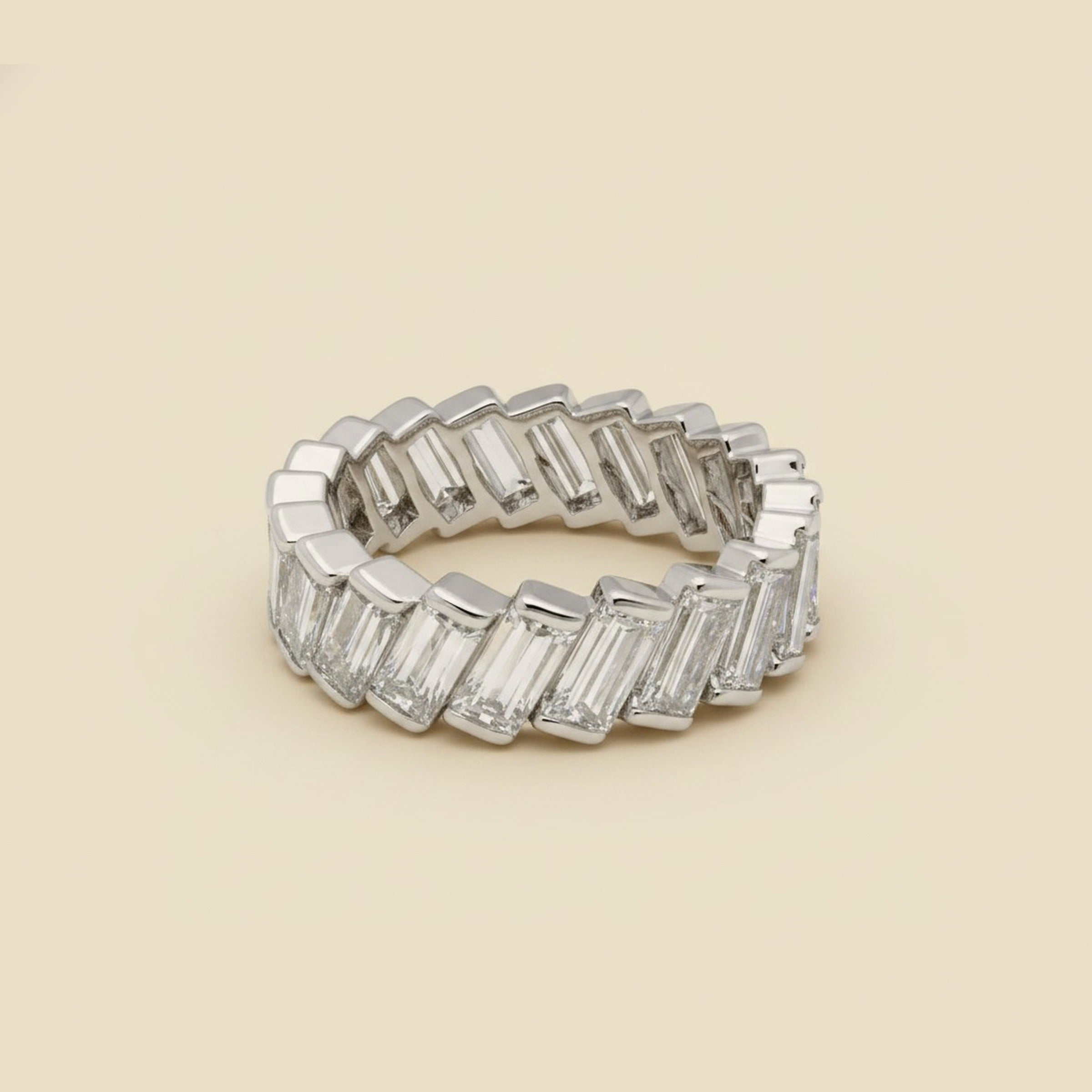 Platinum Diamond Eternity Band