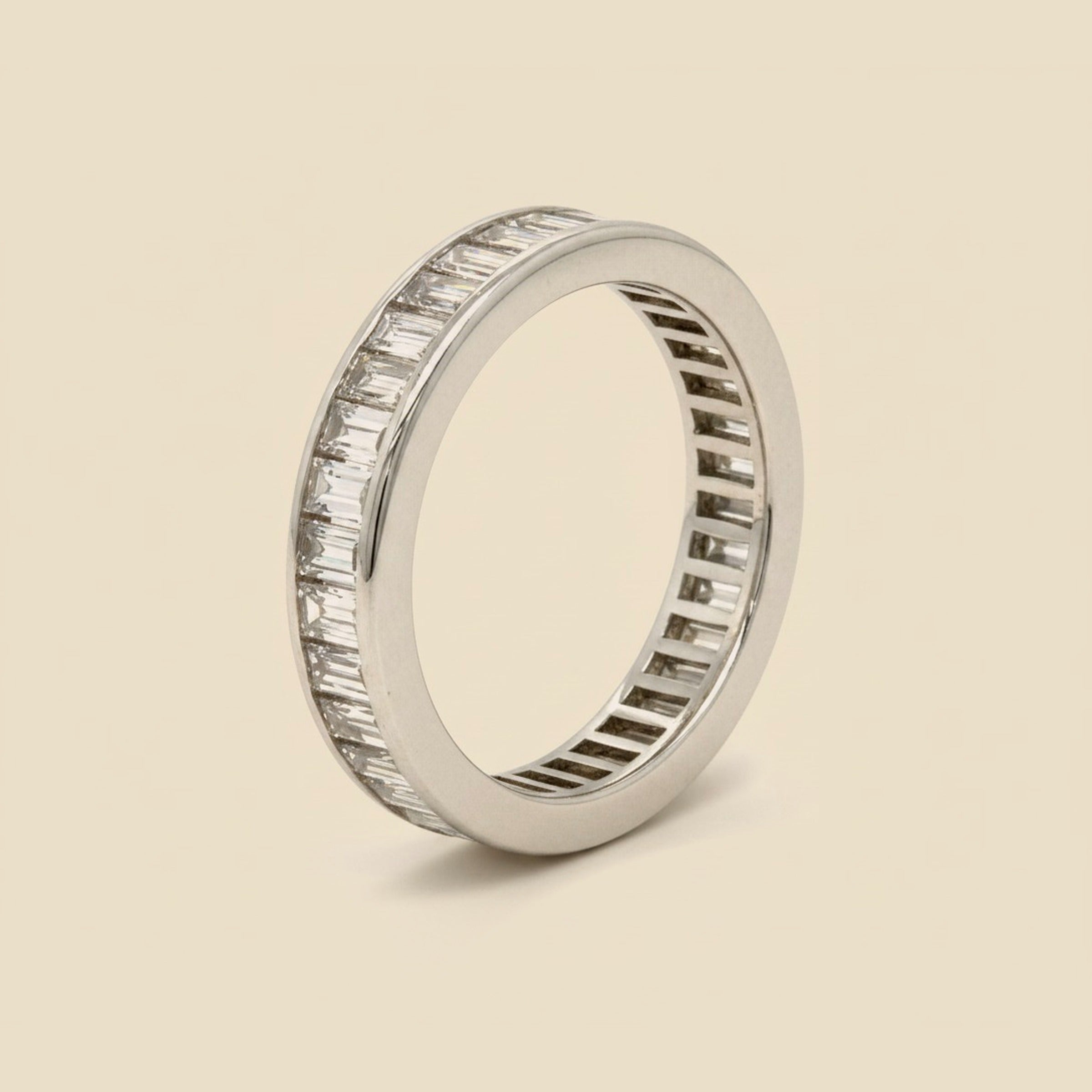 Platinum Diamond Eternity Band – Empire Diamond