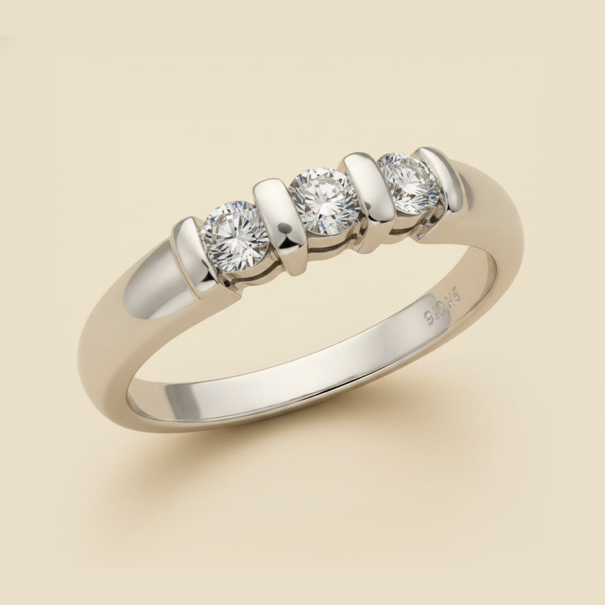Platinum Diamond Wedding Band