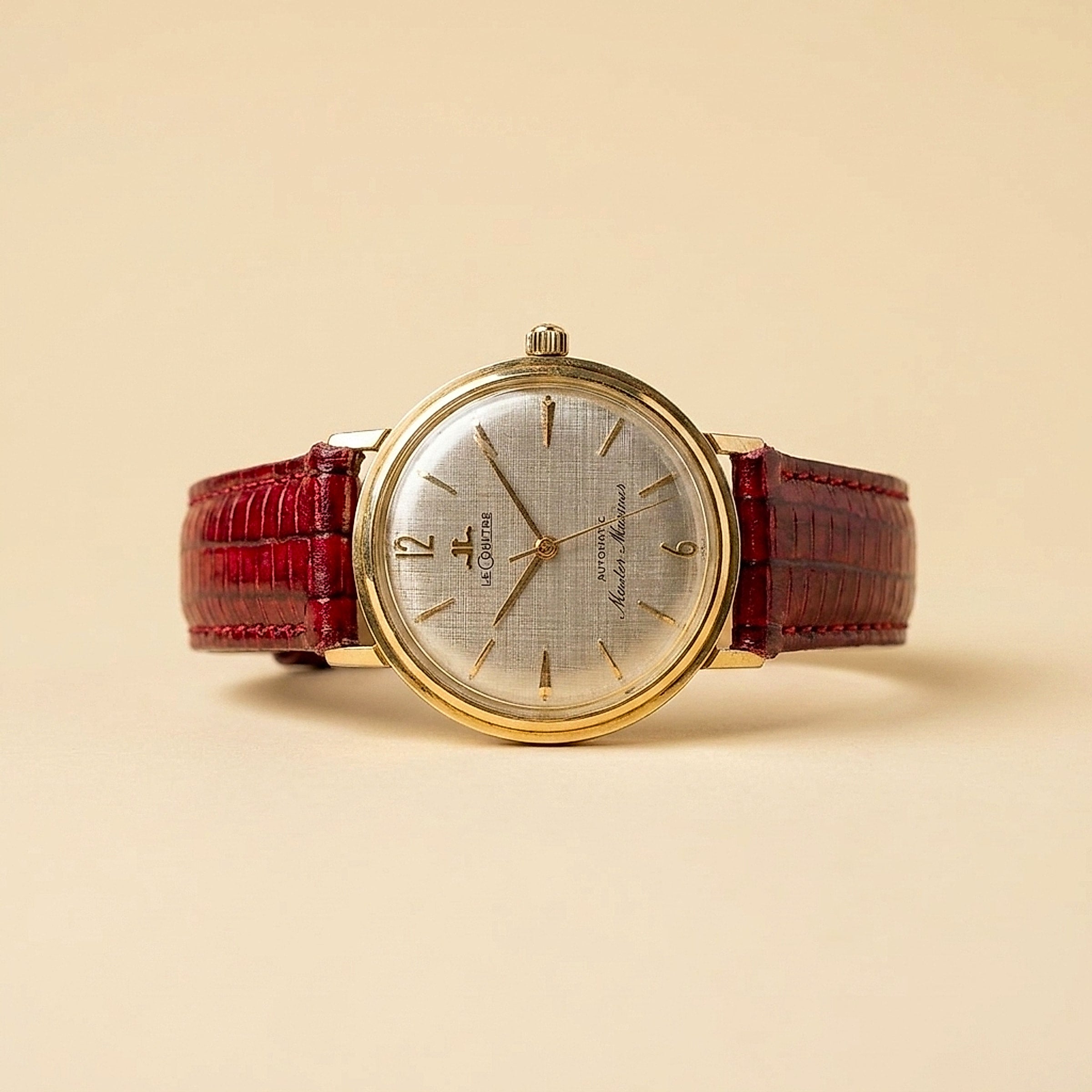 1960s LeCoultre Master Mariner 14K Yellow Gold Automatic Watch