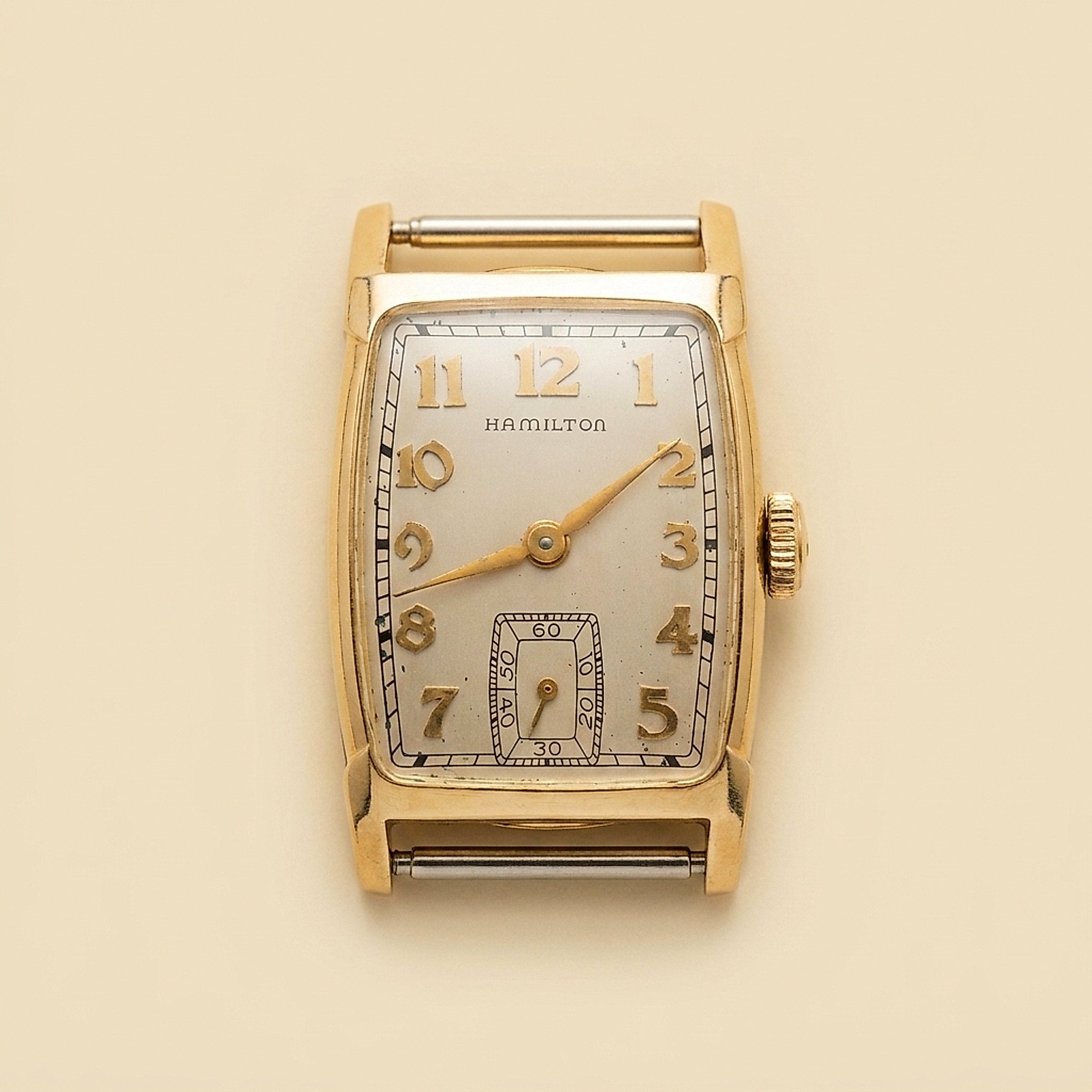 Hamilton 'Donald' 14K Yellow Gold Wrist Watch
