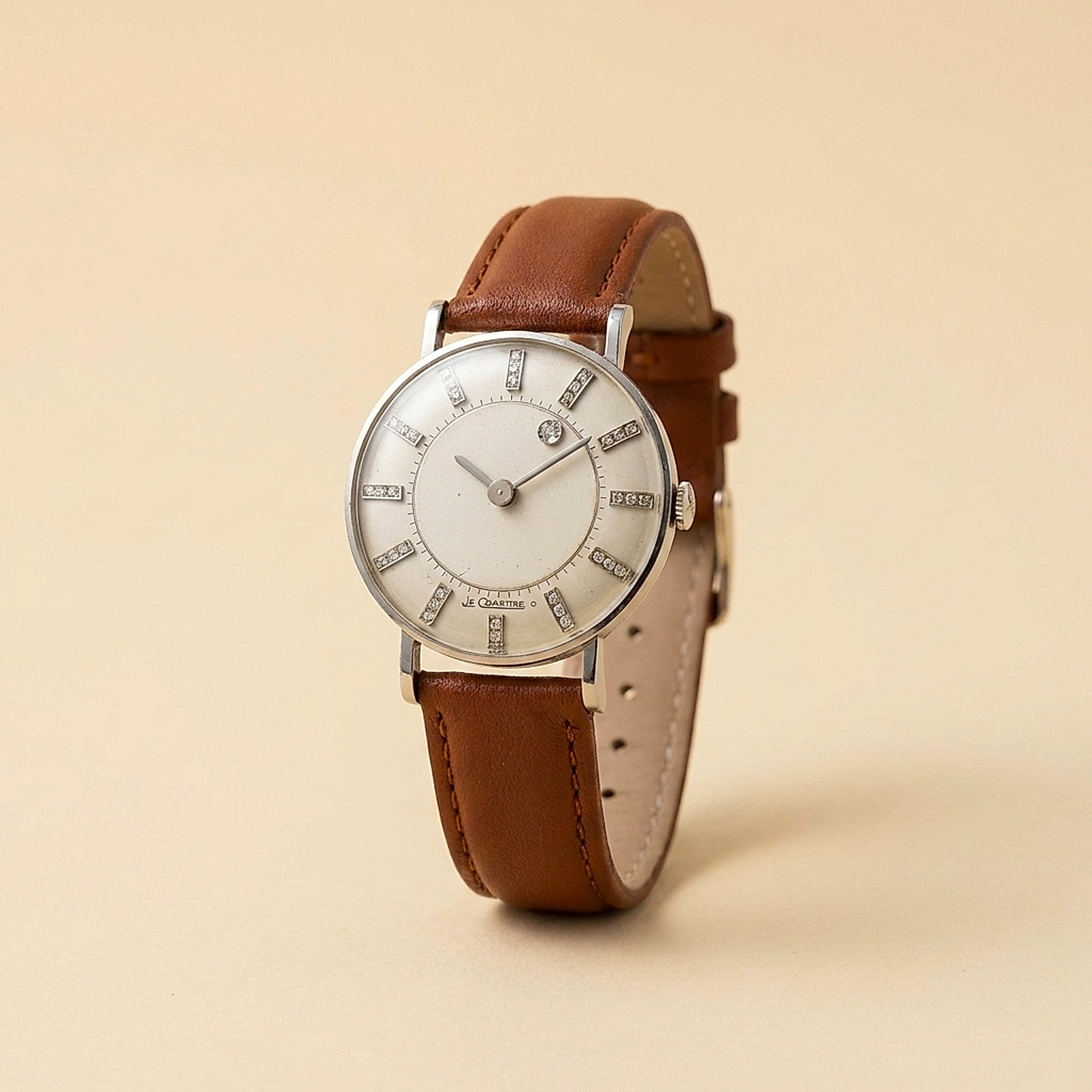 14K White Gold Le Coultre-Vacheron & Constantin Men's Wristwatch