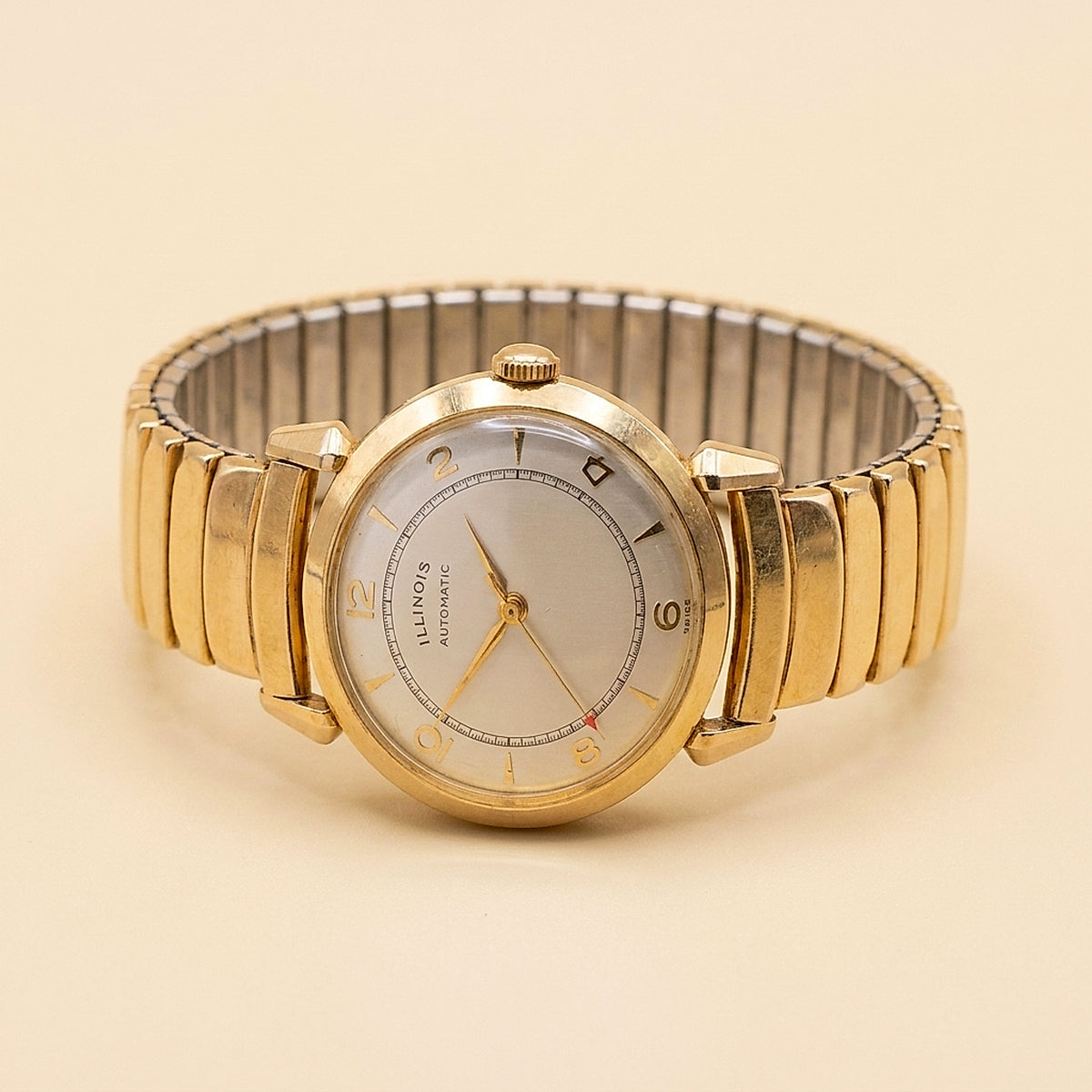 Illinois 10K Gold-Filled Debonair Model A Wrist Watch