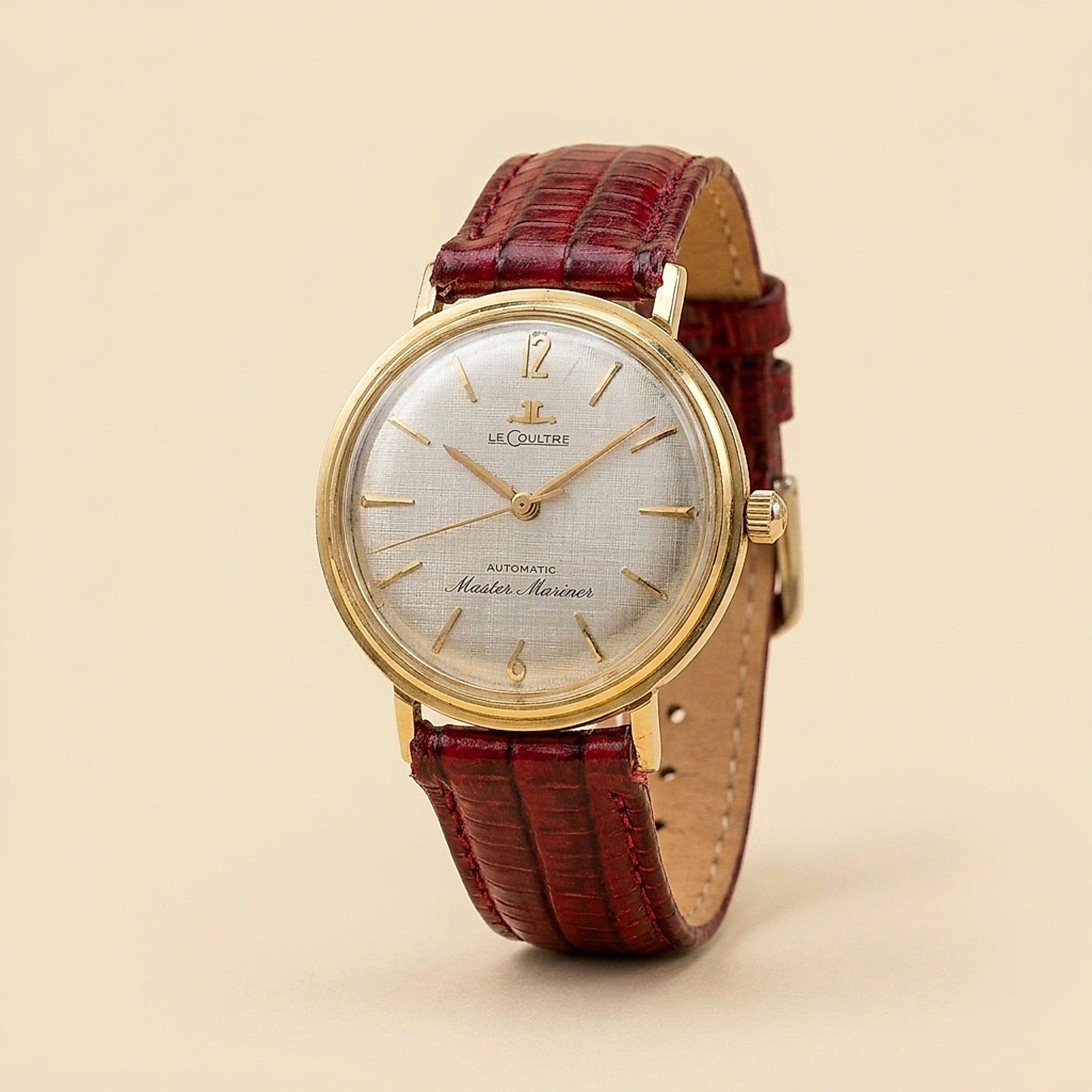 1960s LeCoultre Master Mariner 14K Yellow Gold Automatic Watch