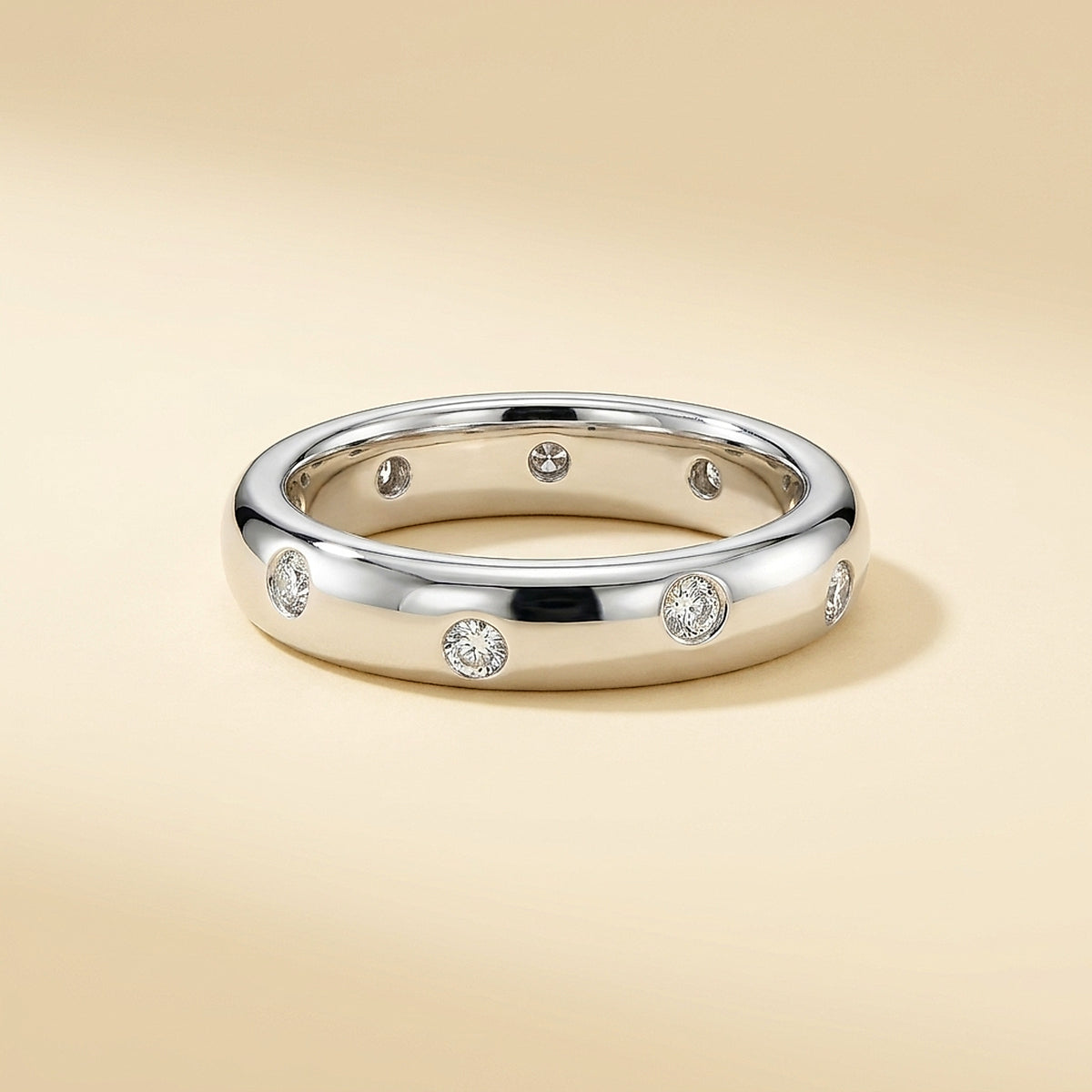 Tiffany & Co. Platinum Etoille Diamond Eternity Band