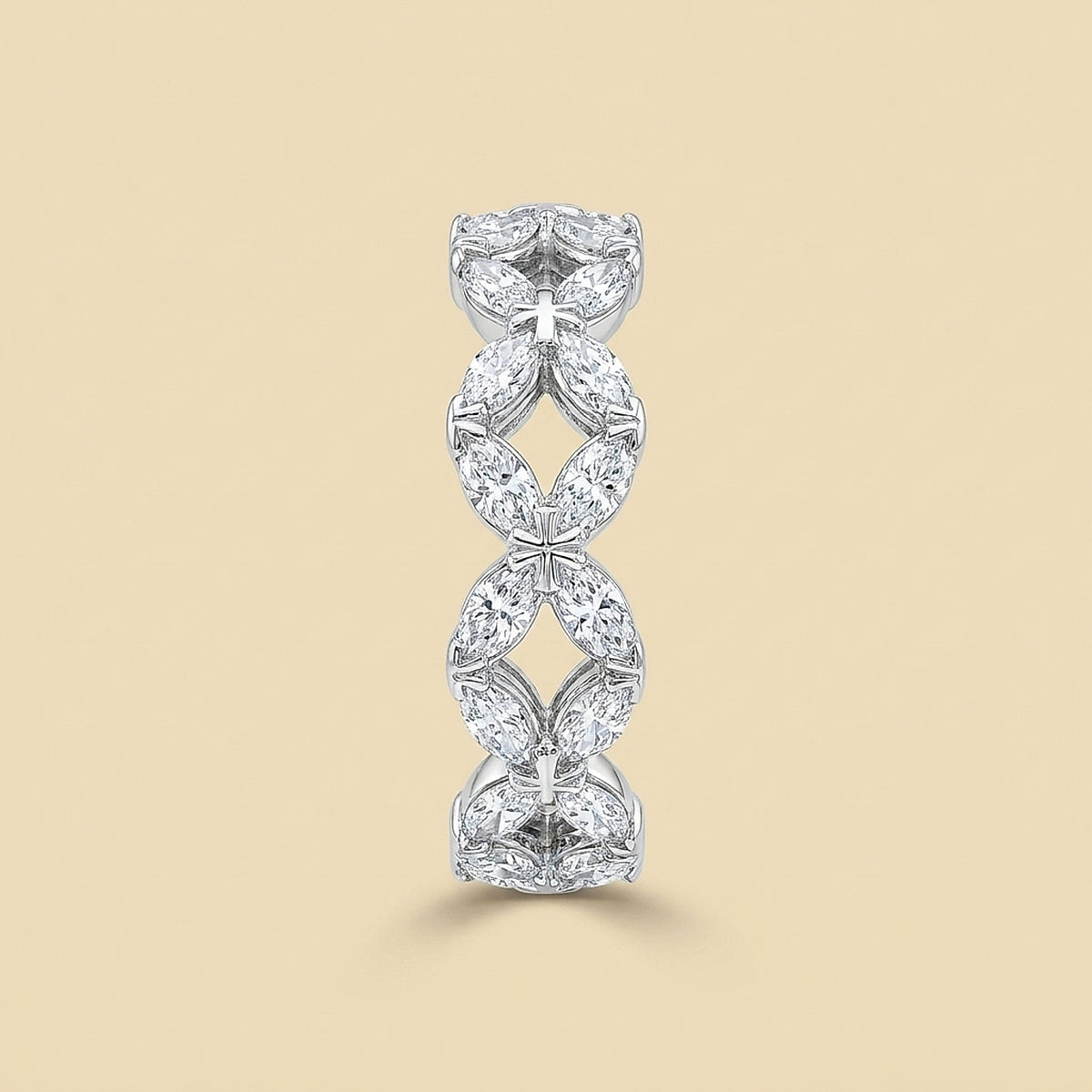 Platinum Marquise Diamond Eternity Band