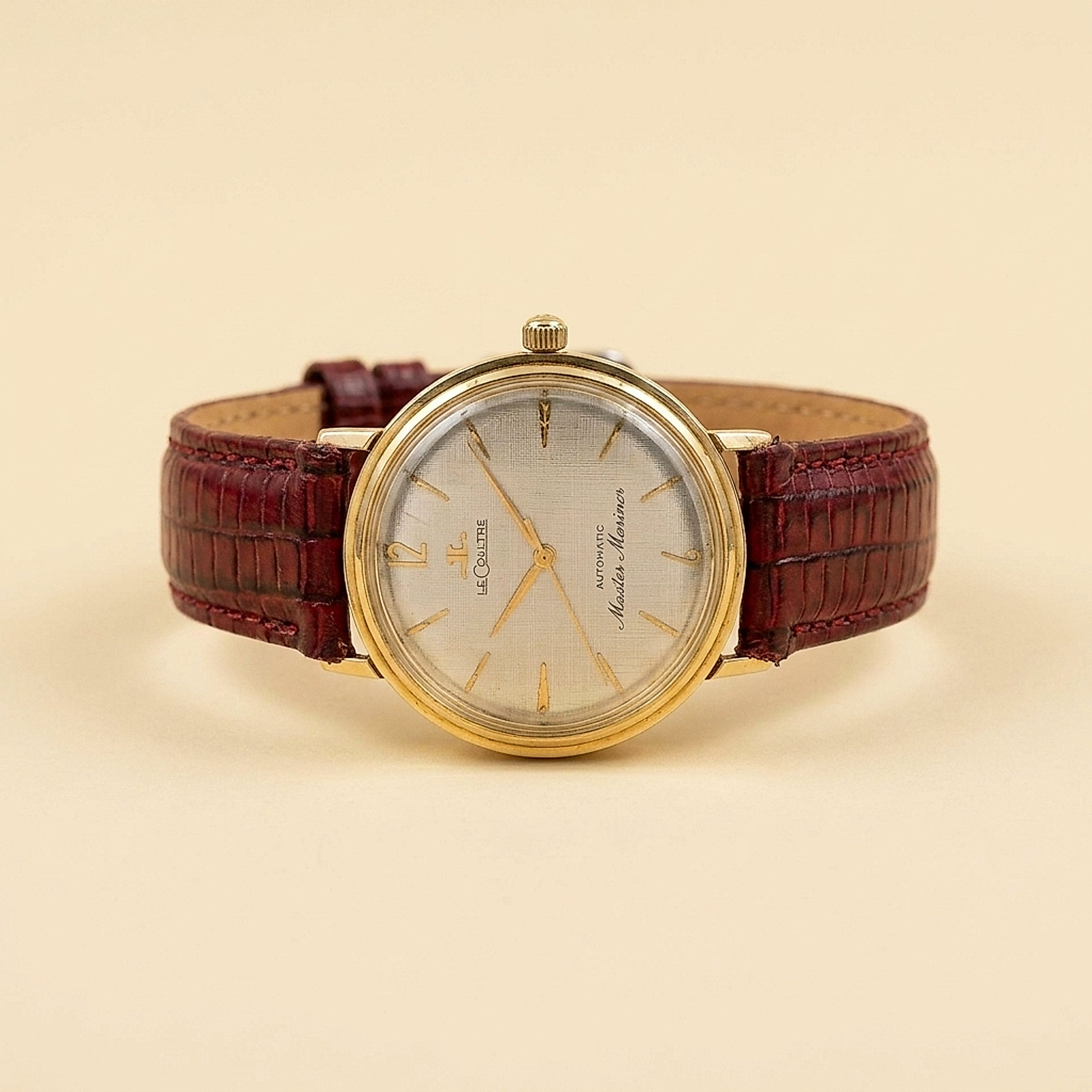 1960s LeCoultre Master Mariner 14K Yellow Gold Automatic Watch