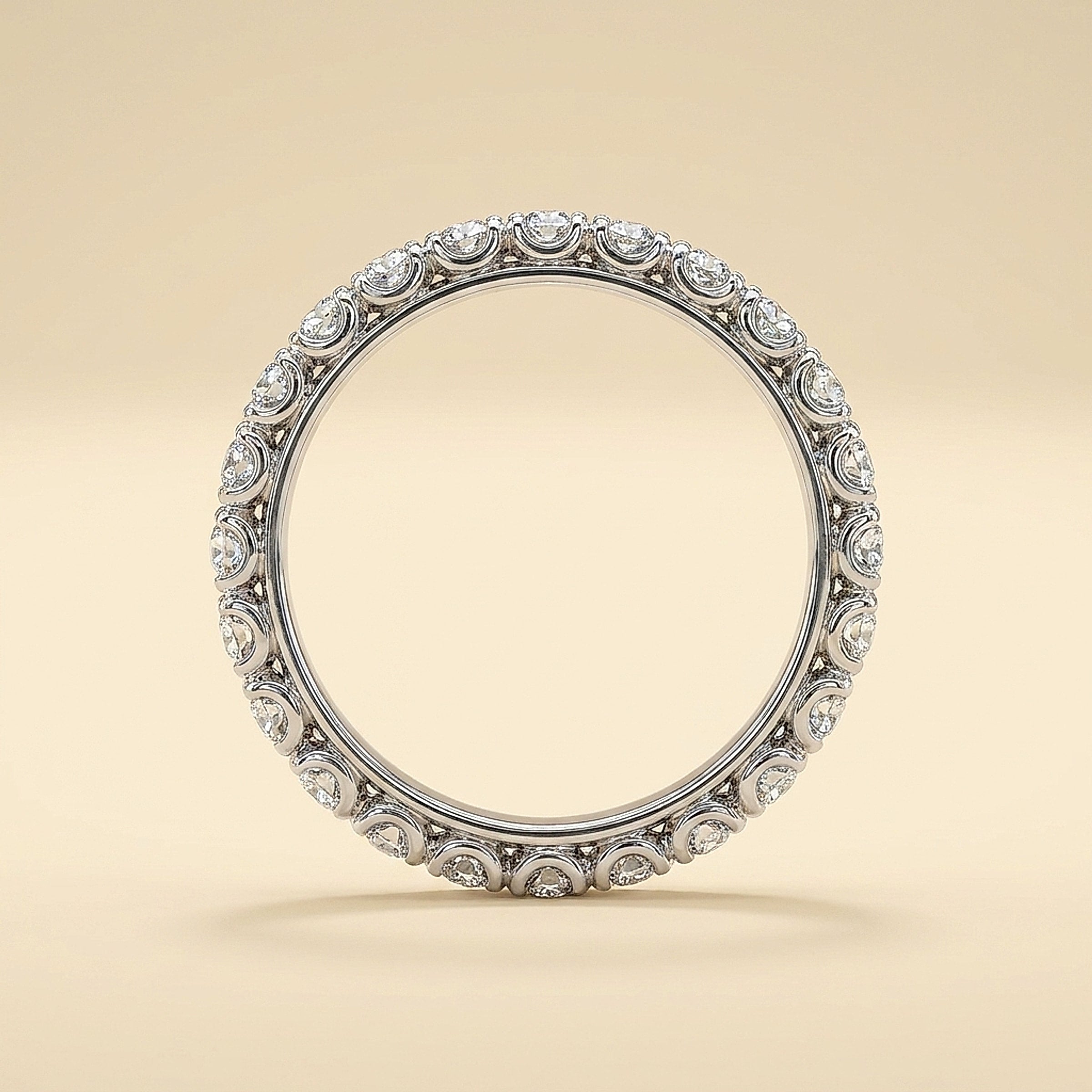 Platinum and Diamond Eternity Band