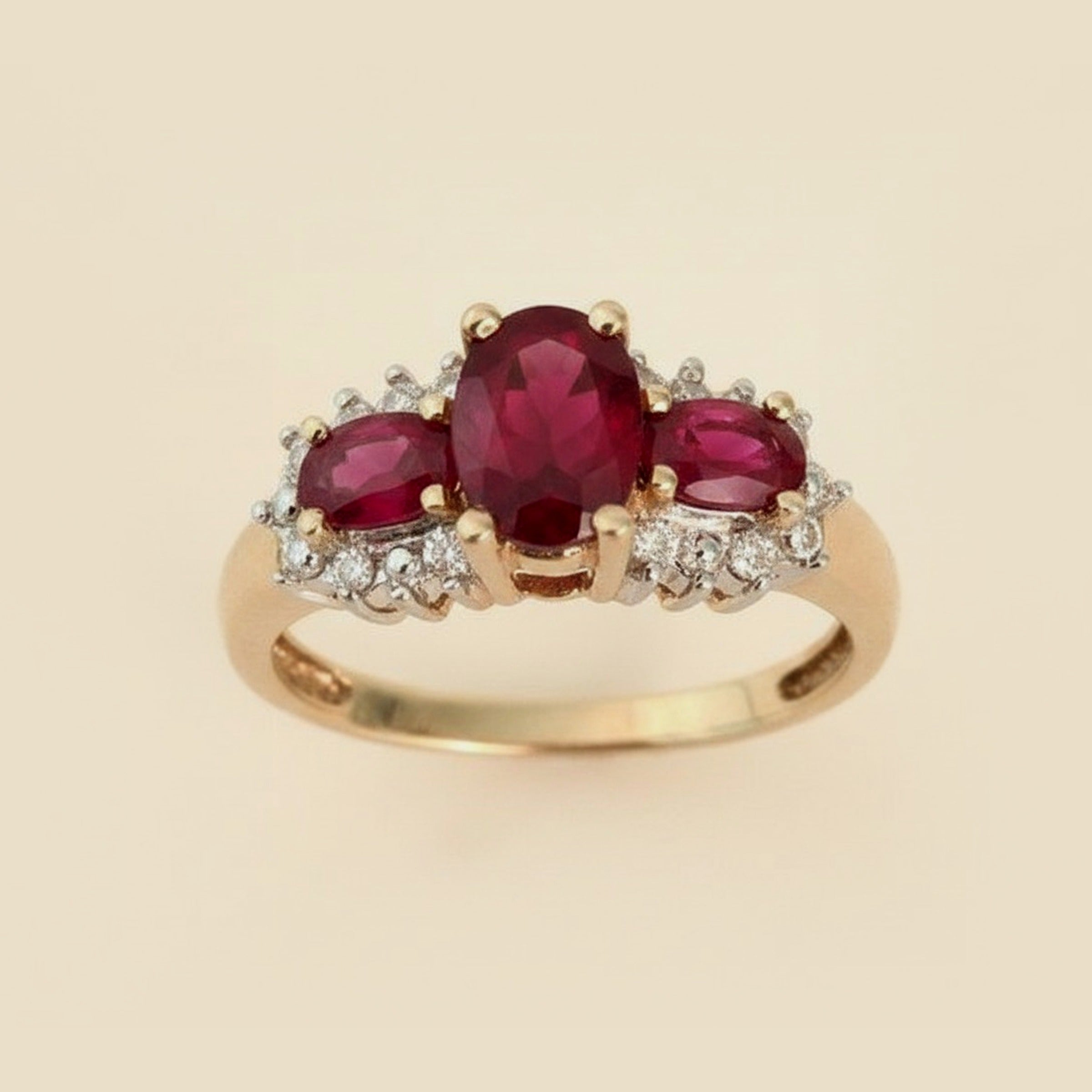 Ruby and Diamond Ring – Empire Diamond – view 2