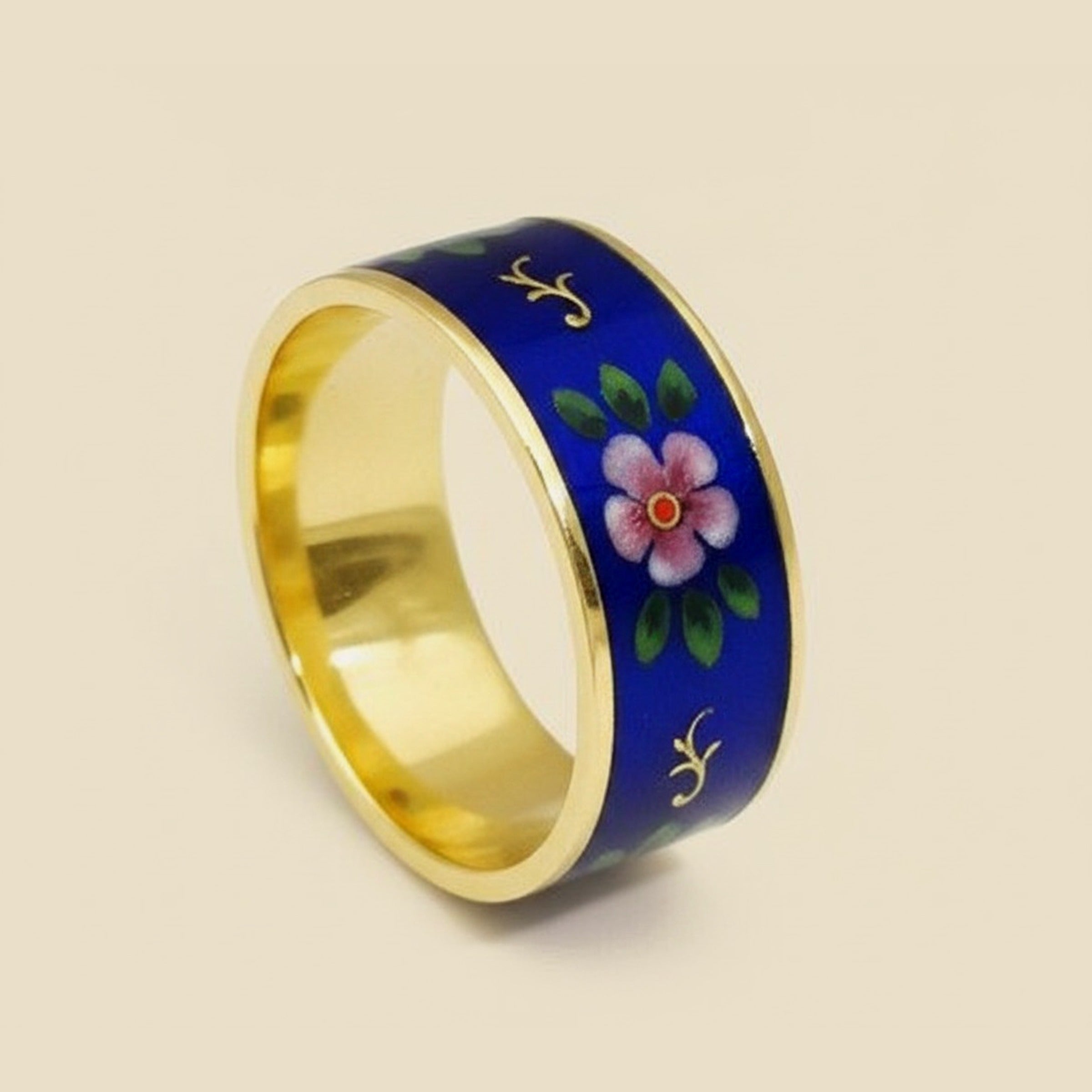 Spritzer & Fuhrmann Enamel Wedding Band – Empire Diamond