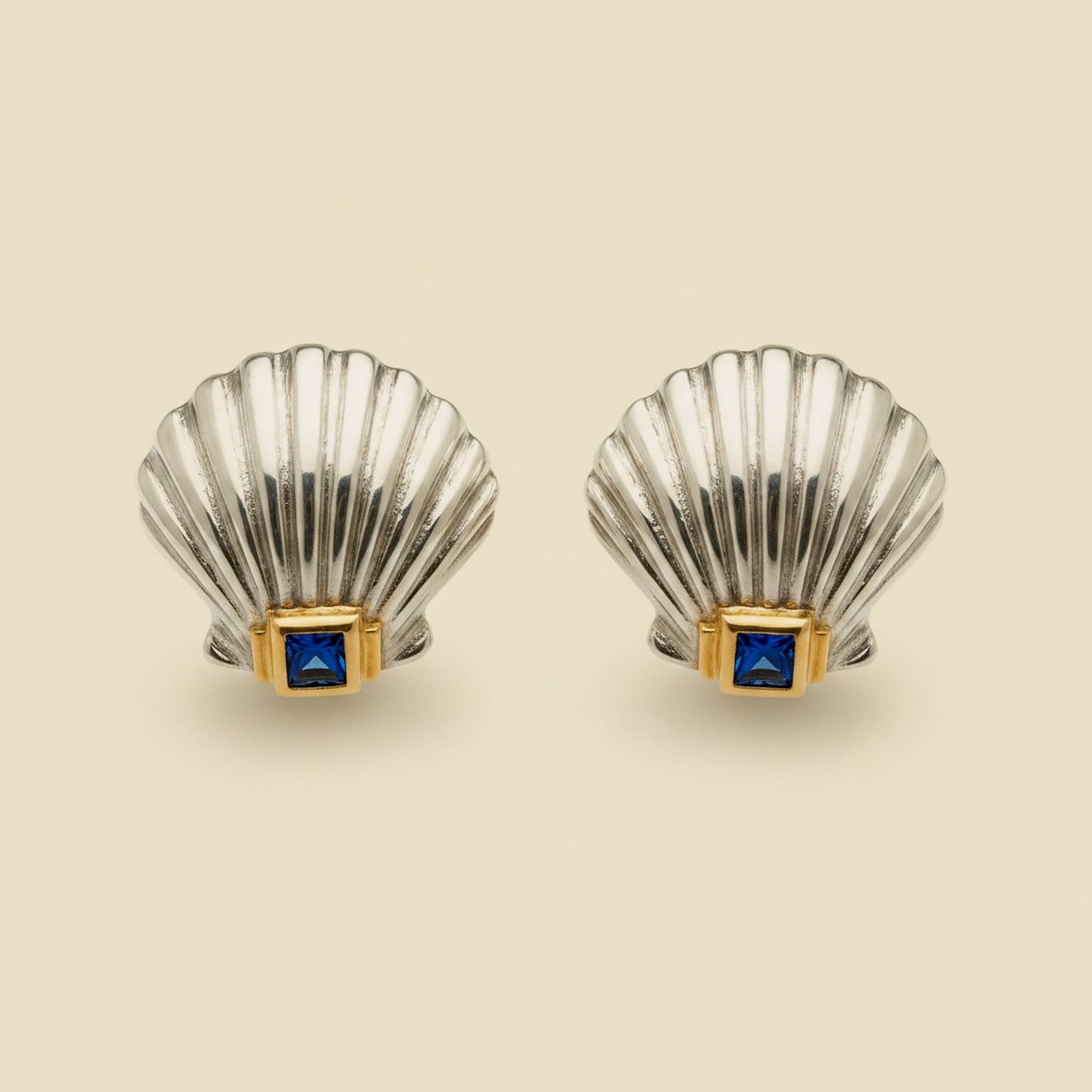 Sterling Silver TIFFANY & CO. SHELL EARRINGS