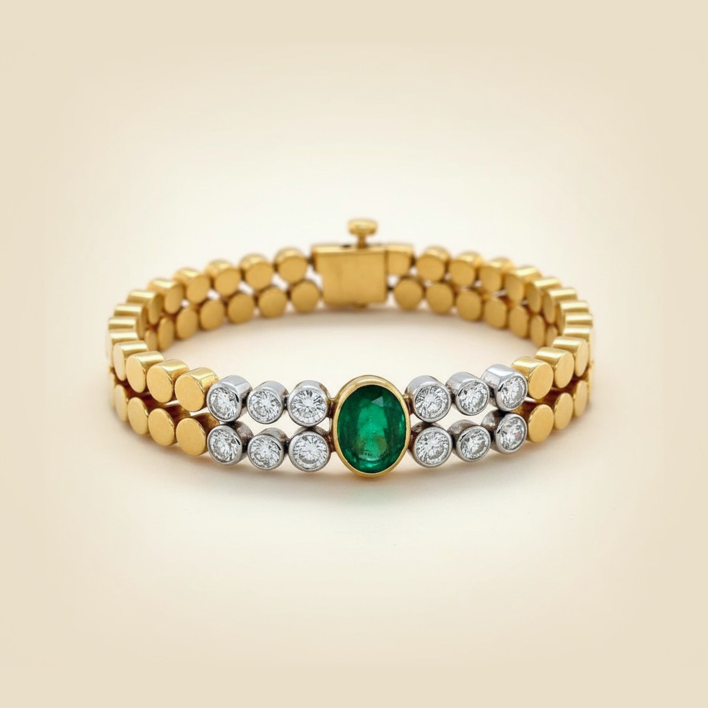 Tiffany & Co. Emerald and Diamond Bracelet – Empire Diamond